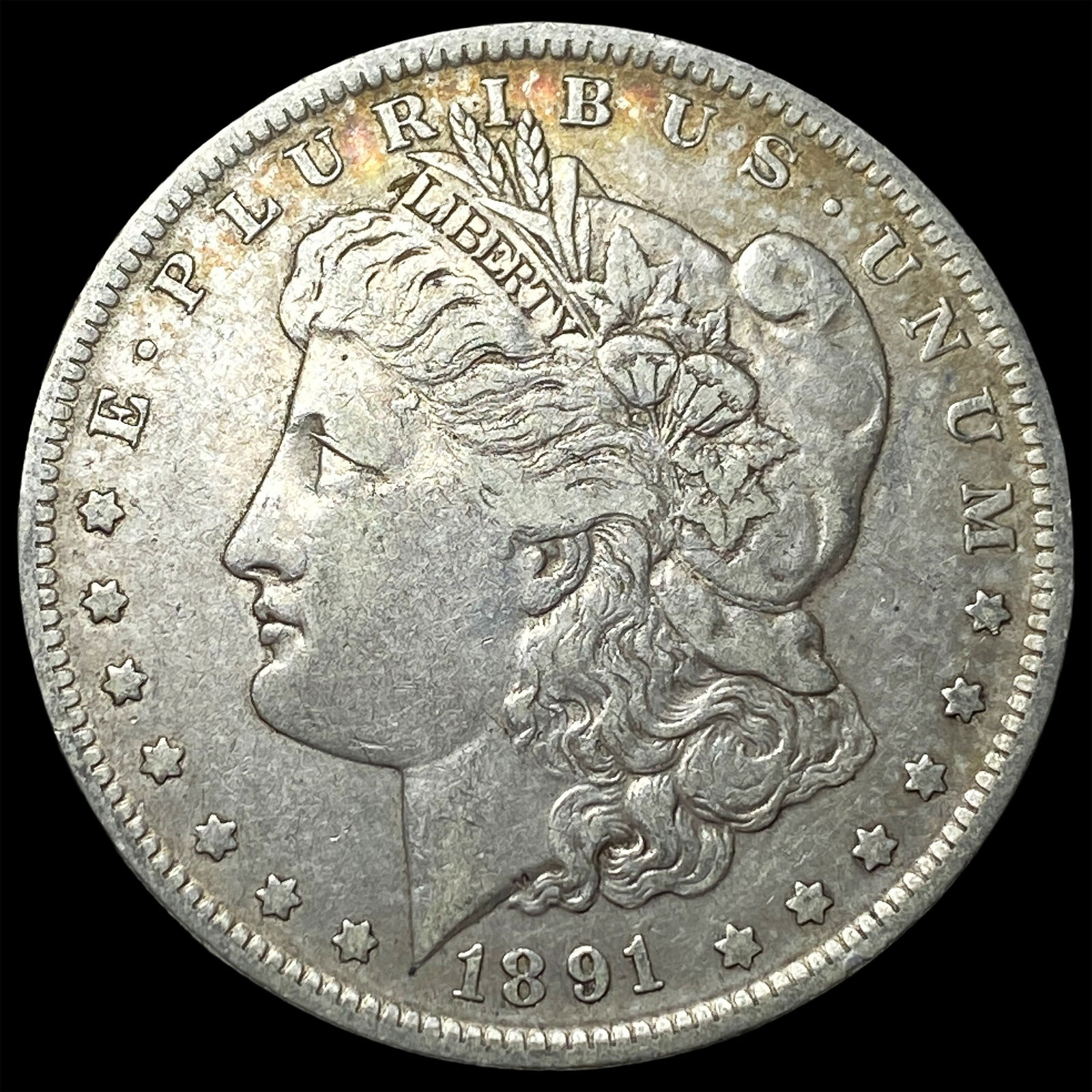 1891-O Silver Morgan Dollar ABOUT UNCIRCULATED (1 of 2)