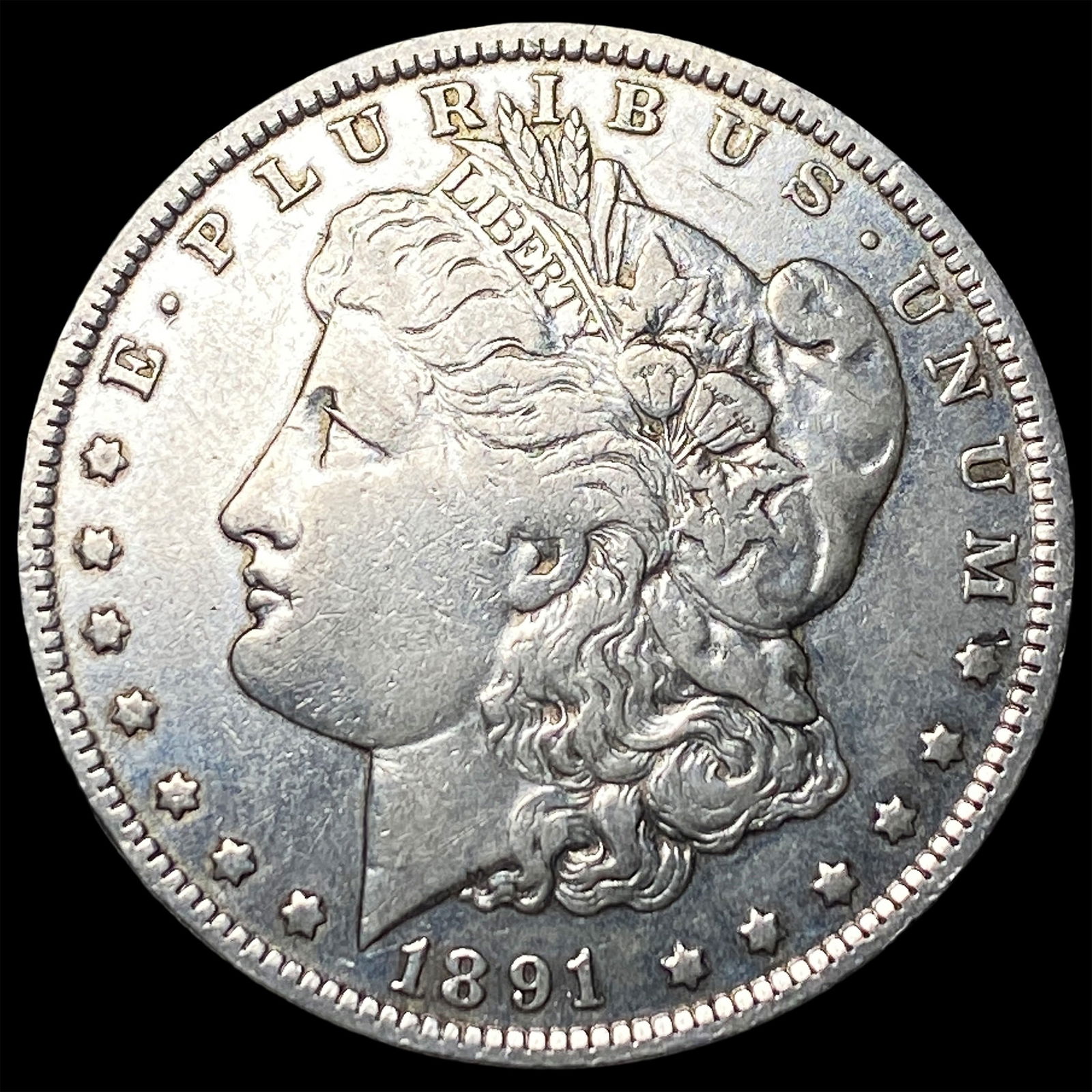 1891-O Silver Morgan Dollar LIGHTLY CIRCULATED: 1891-O Silver Morgan Dollar LIGHTLY CIRCULATED
