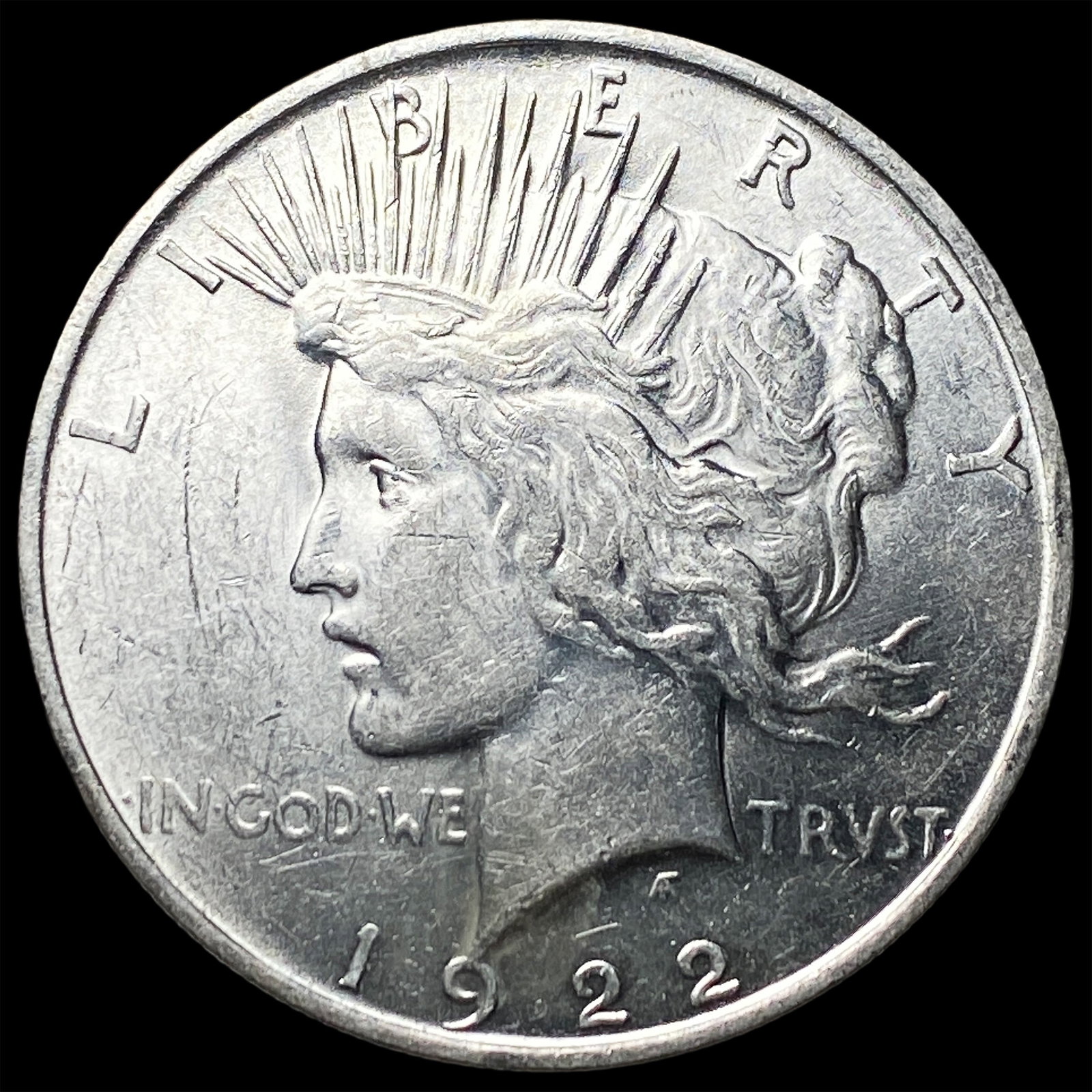1922 Silver Peace Dollar UNCIRCULATED: 1922 Silver Peace Dollar UNCIRCULATED