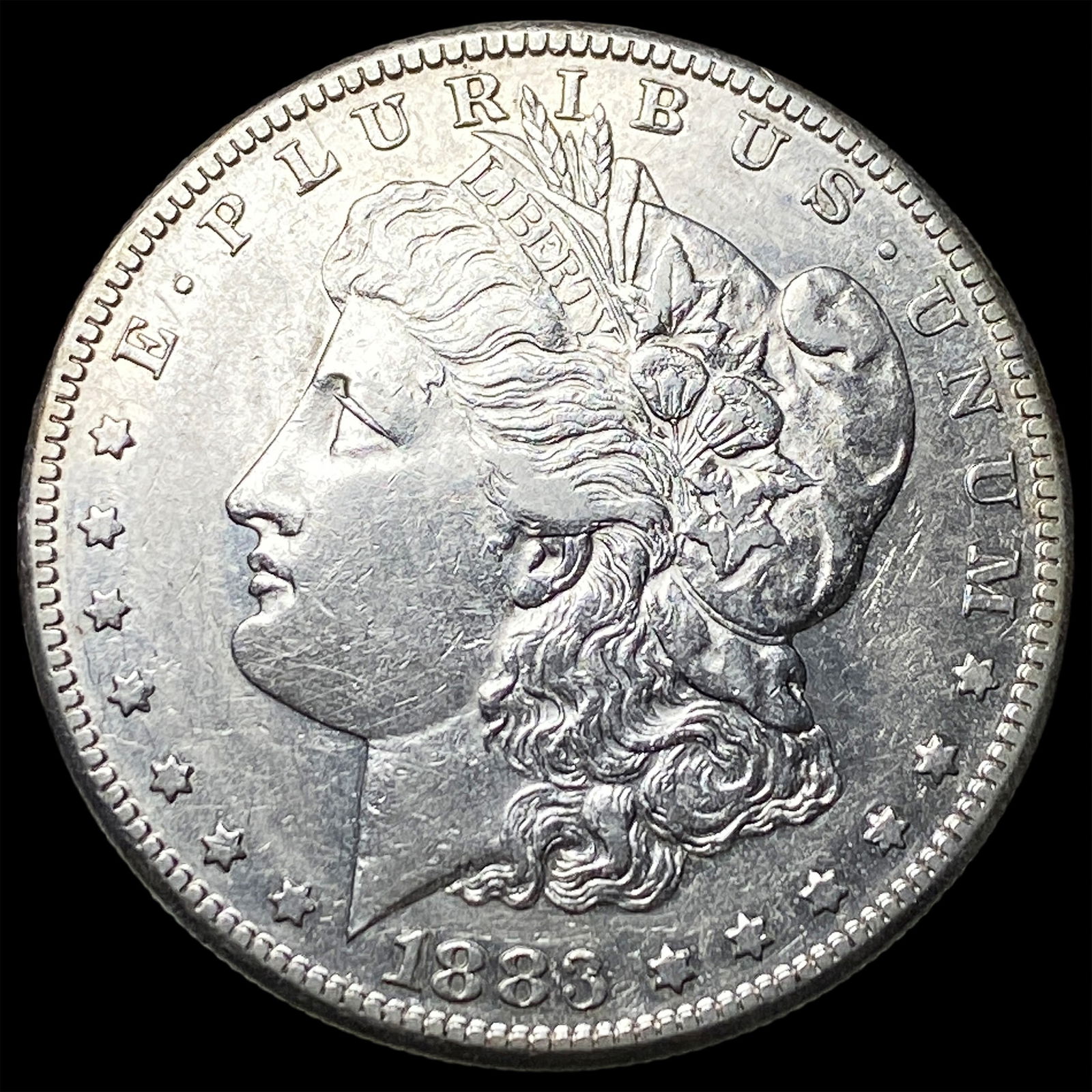 1883-S Silver Morgan Dollar CLOSELY UNCIRCULATED: 1883-S Silver Morgan Dollar CLOSELY UNCIRCULATED
