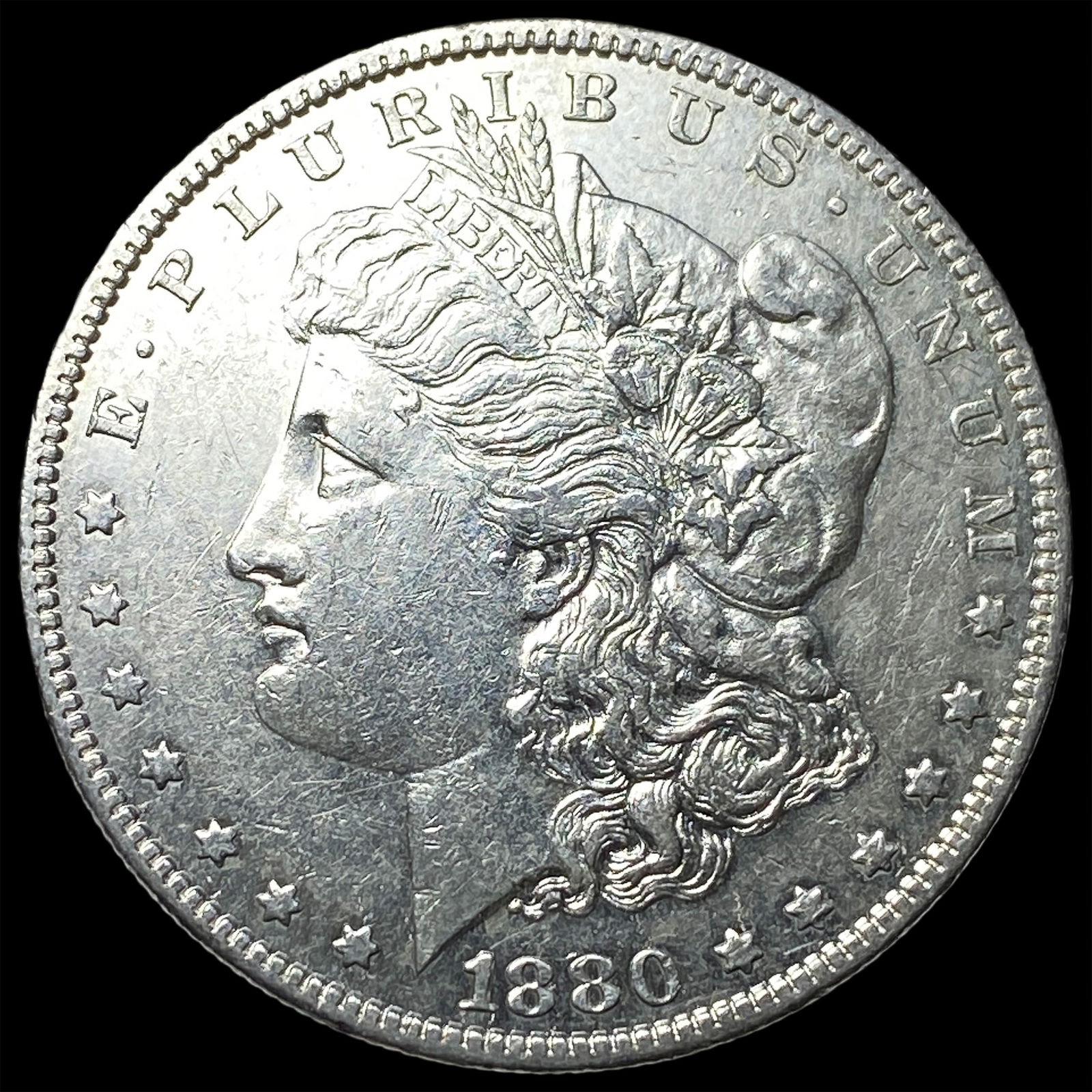 1880-O Silver Morgan Dollar CLOSELY UNCIRCULATED: 1880-O Silver Morgan Dollar CLOSELY UNCIRCULATED