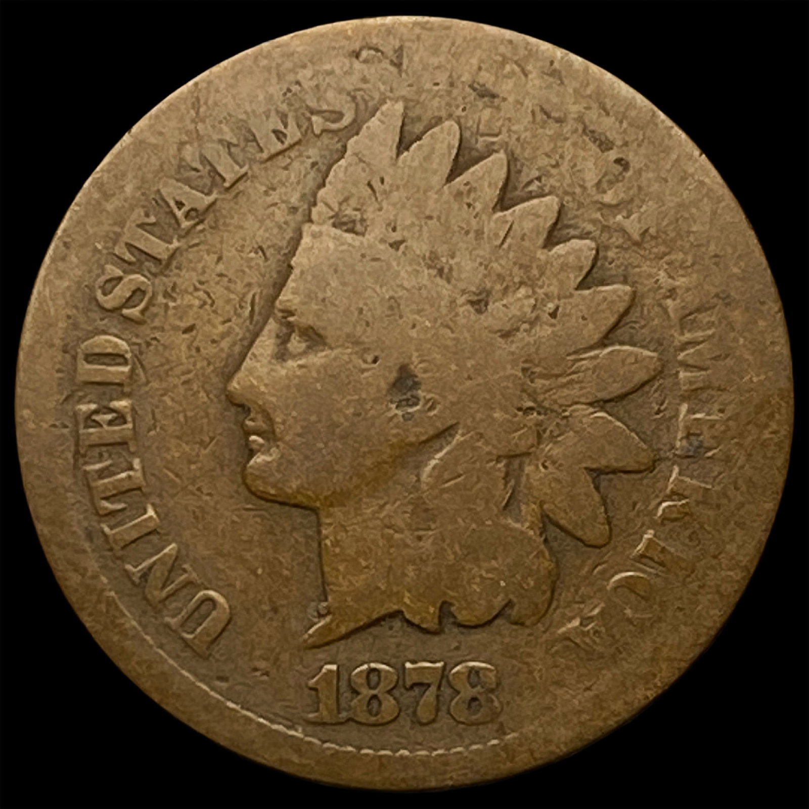 1878 Indian Head Cent NICELY CIRCULATED: 1878 Indian Head Cent NICELY CIRCULATED