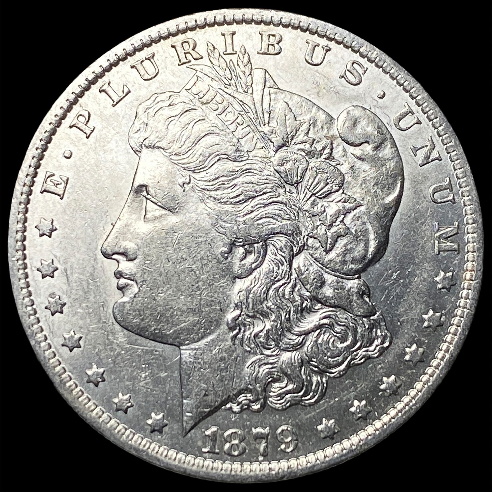 1879-S Silver Morgan Dollar CLOSELY UNCIRCULATED: 1879-S Silver Morgan Dollar CLOSELY UNCIRCULATED