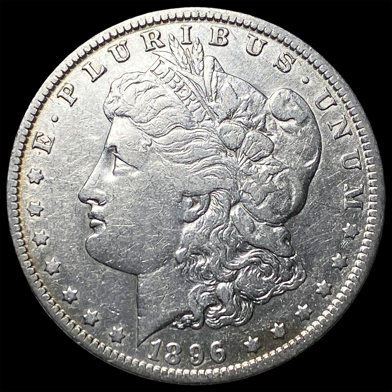 1896-O Silver Morgan Dollar ABOUT UNCIRCULATED: 1896-O Silver Morgan Dollar ABOUT UNCIRCULATED