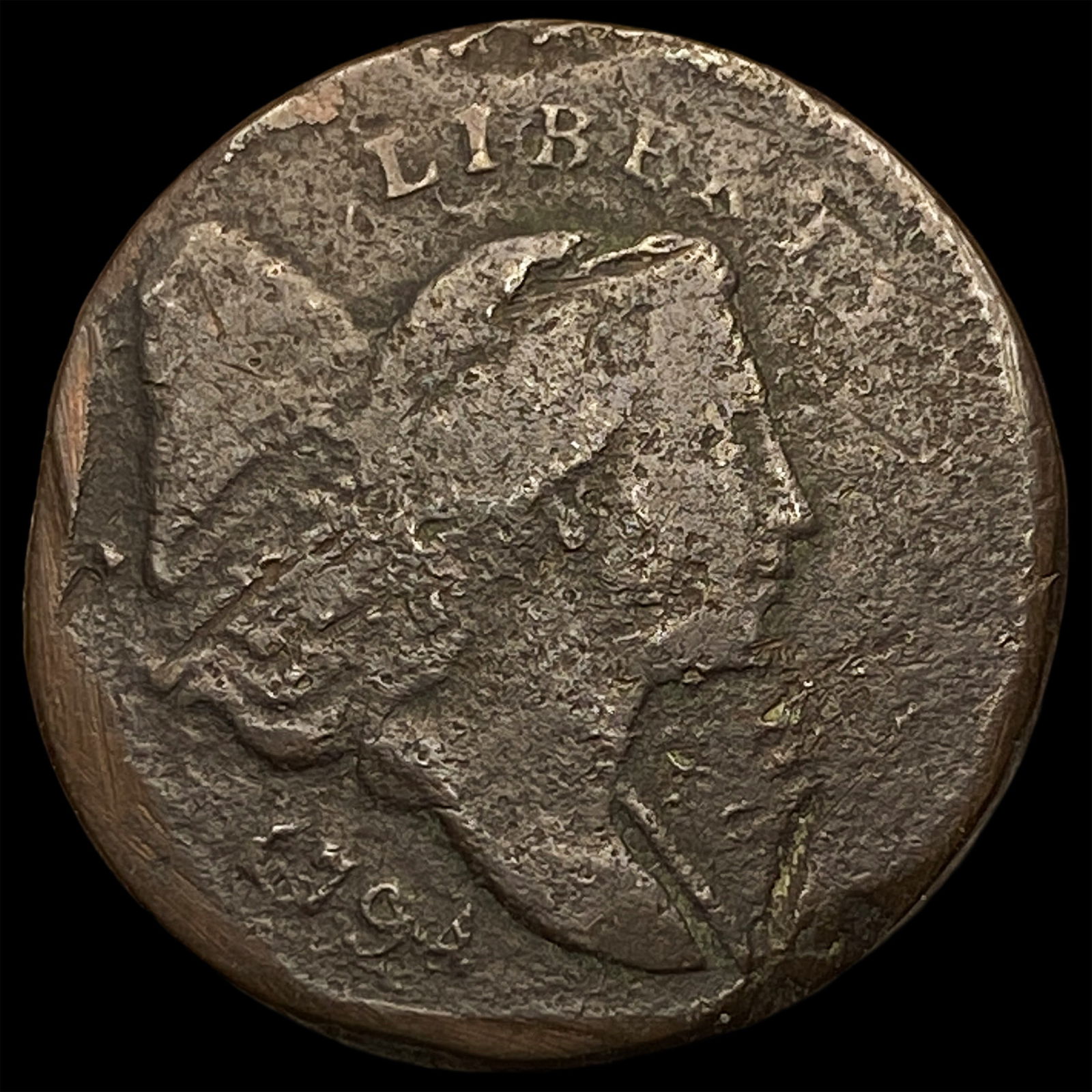 1794 Liberty Cap Large Cent NICELY CIRCULATED: 1794 Liberty Cap Large Cent NICELY CIRCULATED