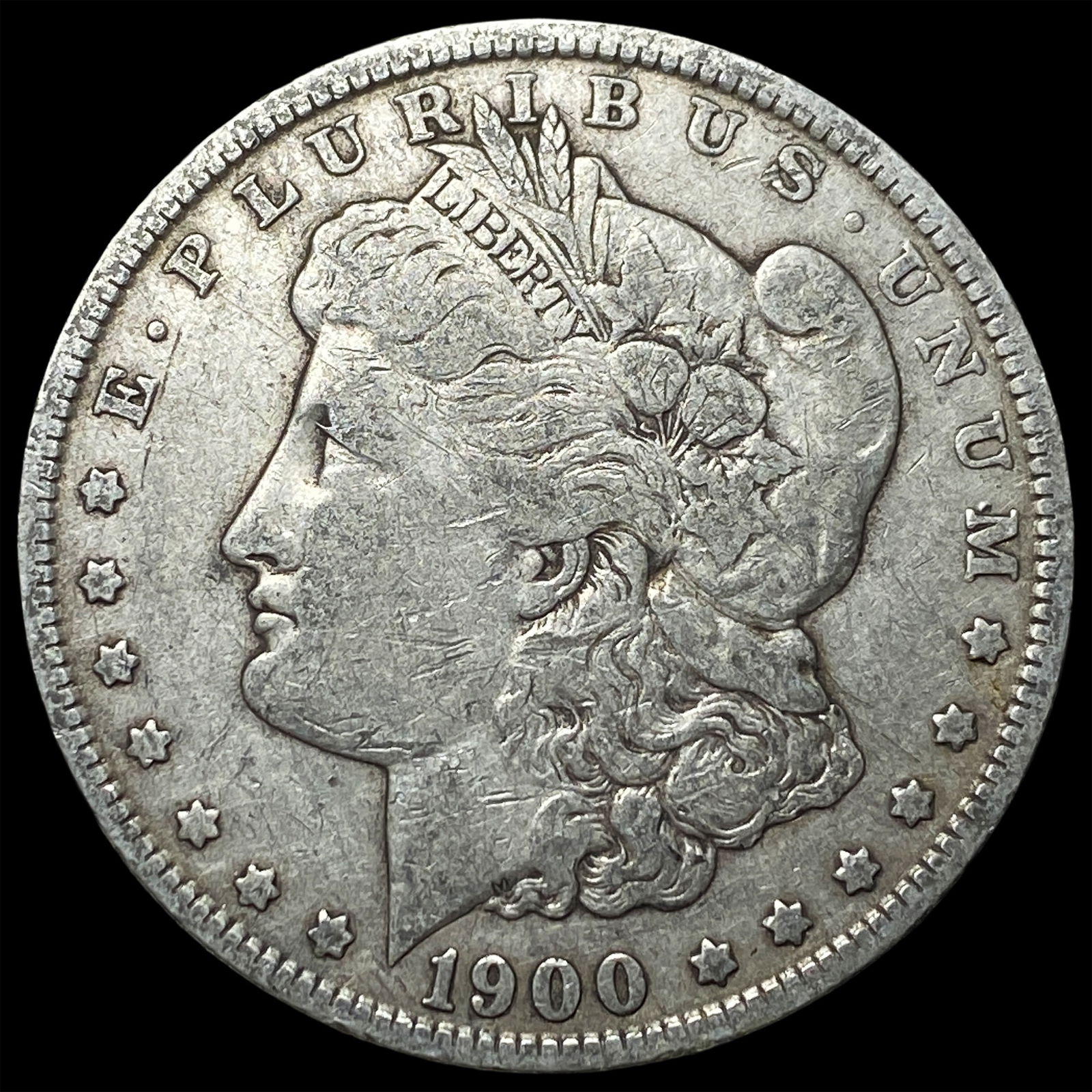 1900-O Silver Morgan Dollar NEARLY UNCIRCULATED: 1900-O Silver Morgan Dollar NEARLY UNCIRCULATED