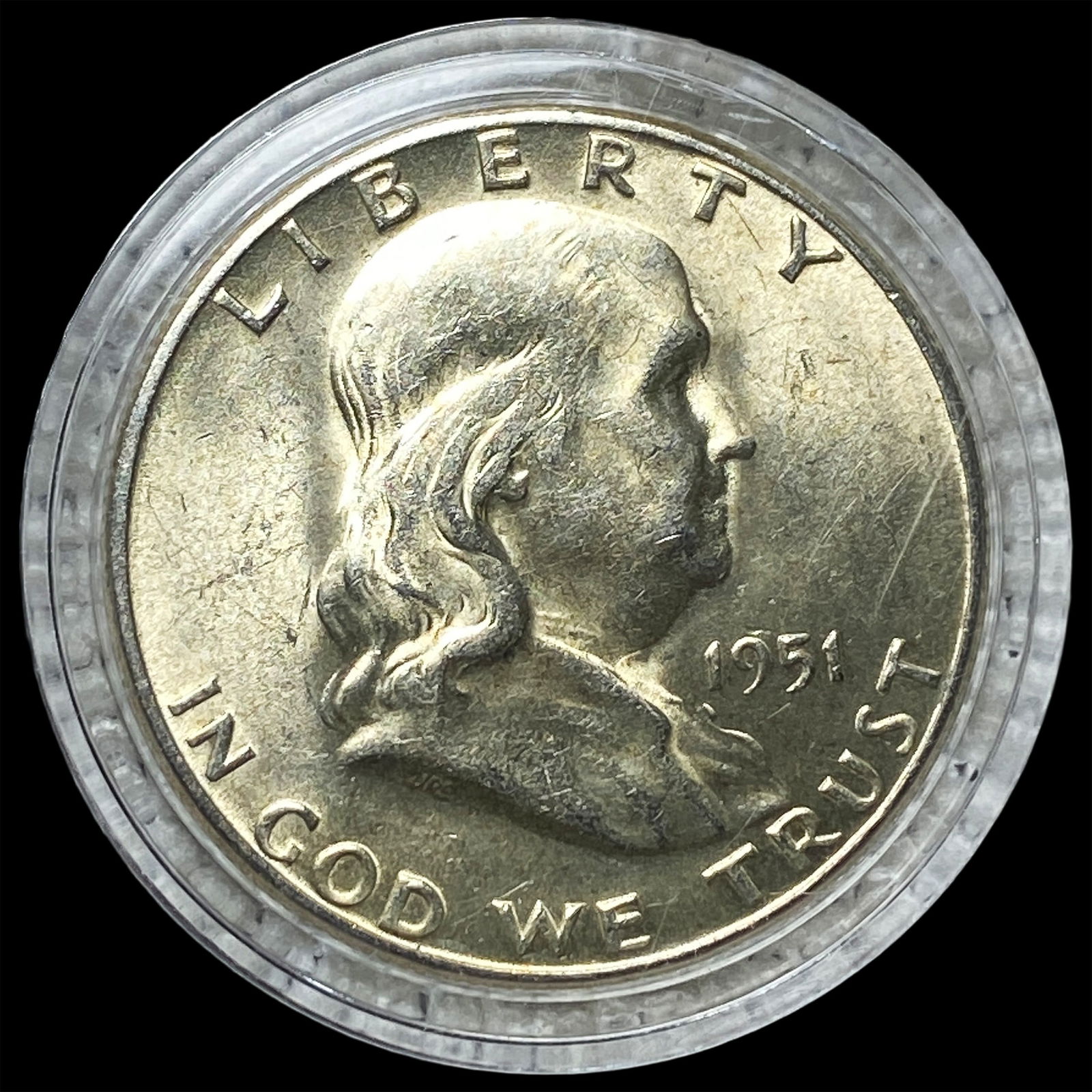 1951-S Silver Half Dollar Franklin SUPERB GEM BU (1 of 2)