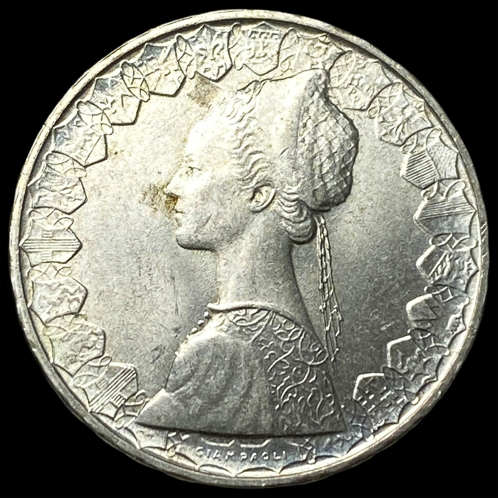 Italy 1961 Silver 500 Lire (Caravelle) R UNCIRCULATED: Italy 1961 Silver 500 Lire (Caravelle) R UNCIRCULATED