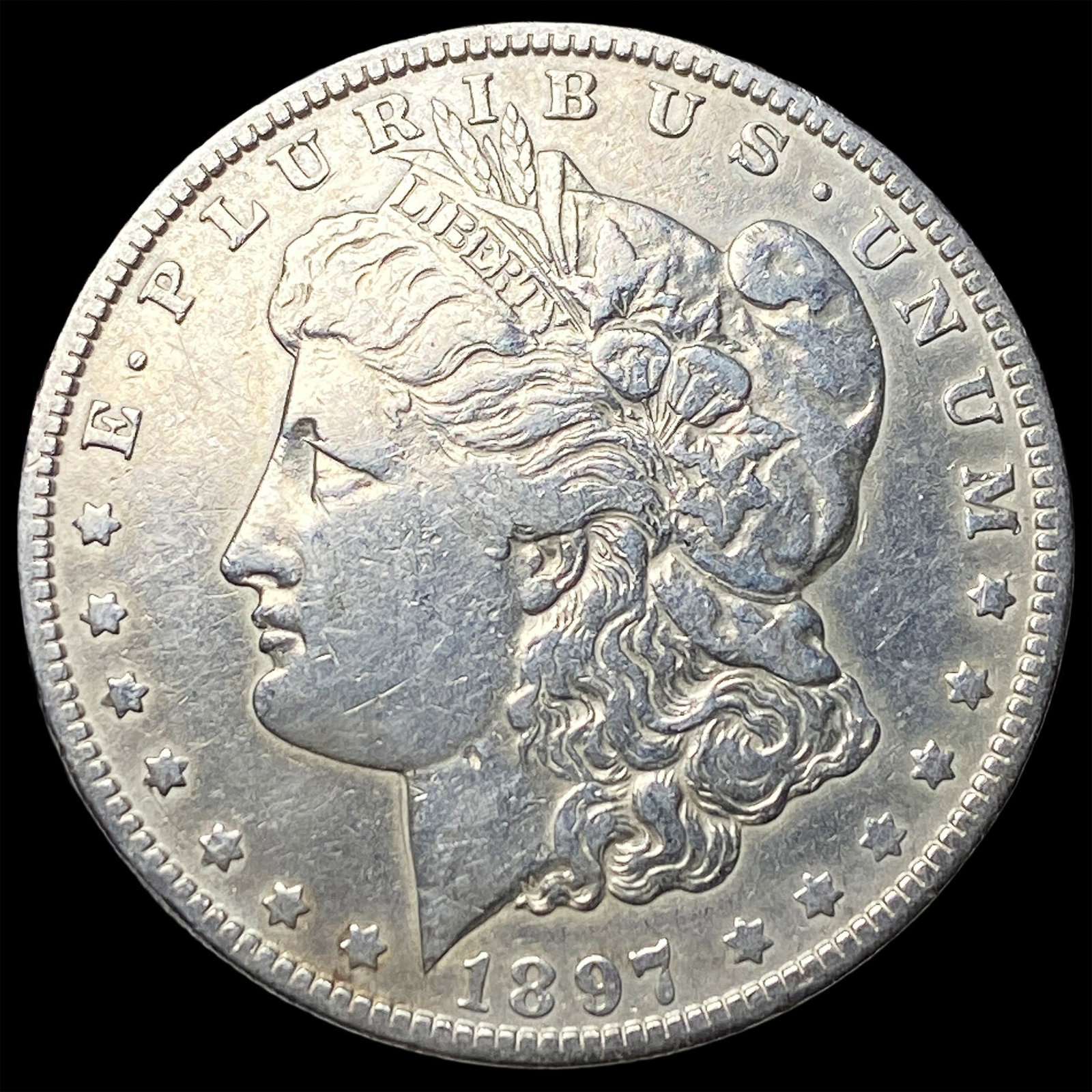 1897-O Silver Morgan Dollar ABOUT UNCIRCULATED: 1897-O Silver Morgan Dollar ABOUT UNCIRCULATED