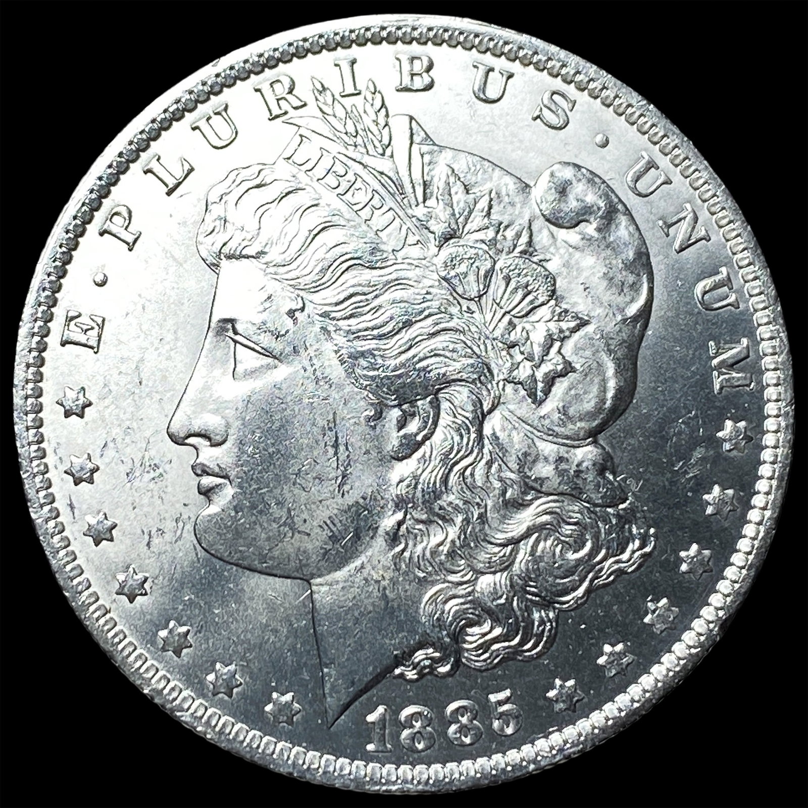 1885-O Silver Morgan Dollar CHOICE BU: 1885-O Silver Morgan Dollar CHOICE BU