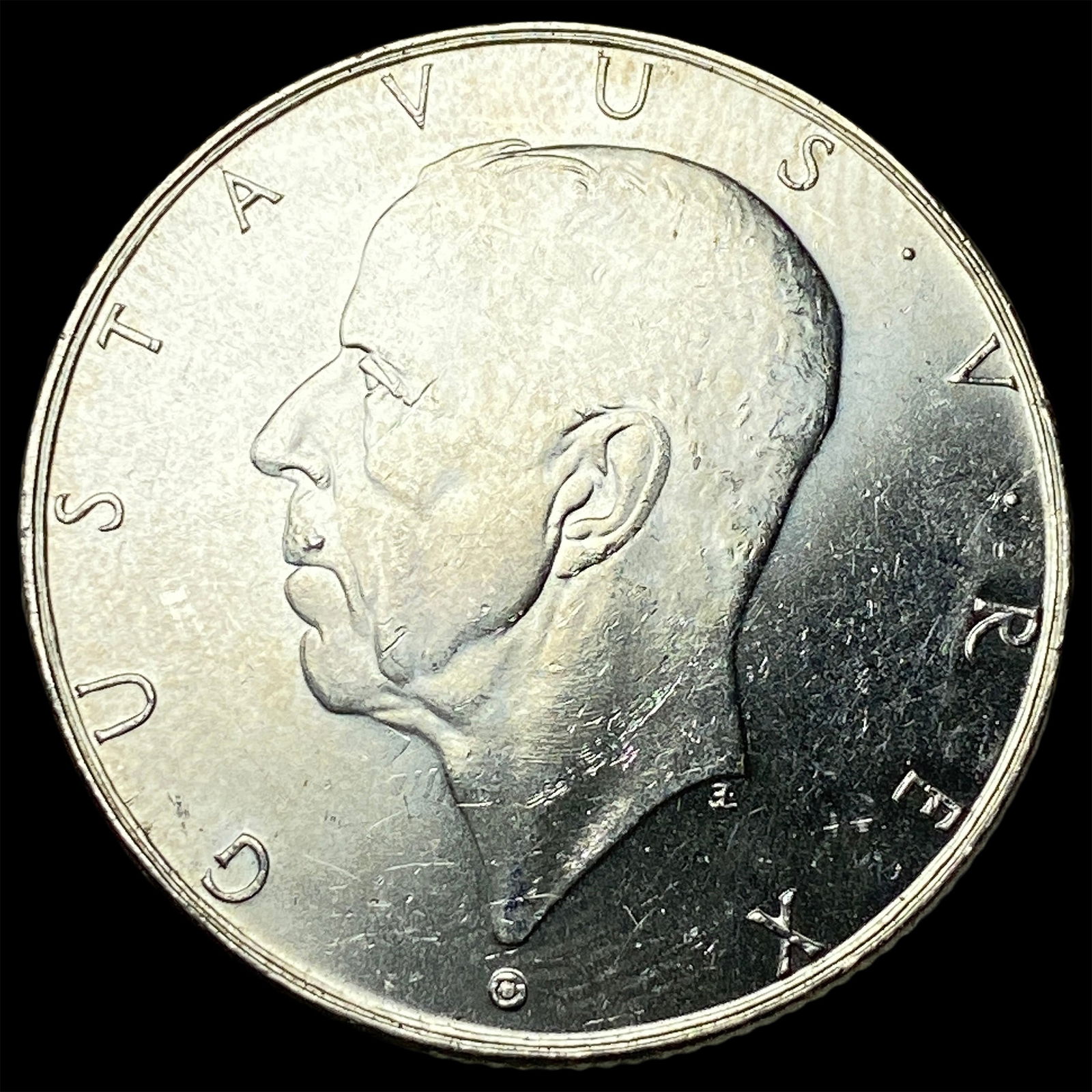 1938 Sweden Silver 2 Kroner UNCIRCULATED: 1938 Sweden Silver 2 Kroner UNCIRCULATED