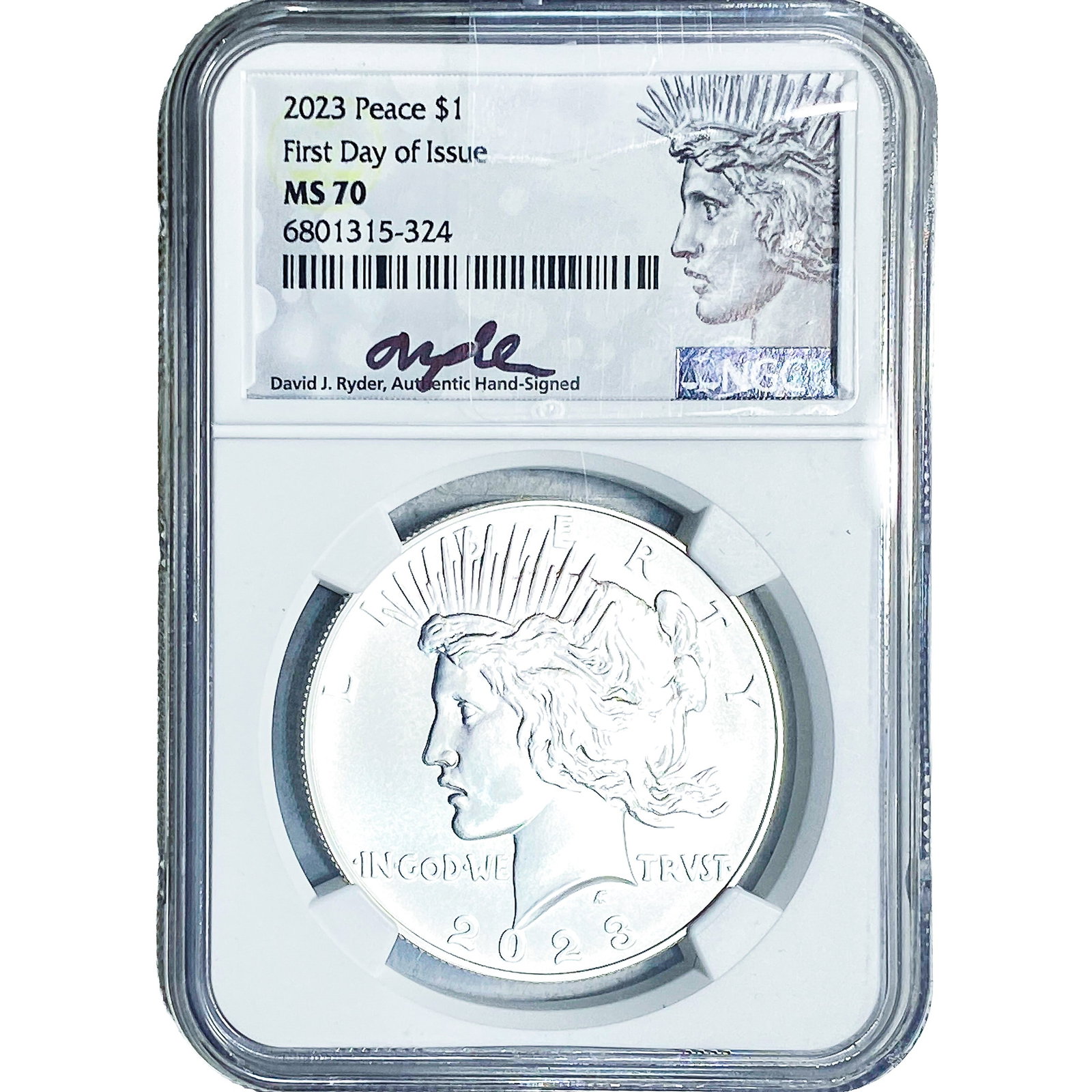 2023 Silver Peace Dollar NGC MS70 1st Day of Issue: 2023 Silver Peace Dollar NGC MS70 1st Day of Issue