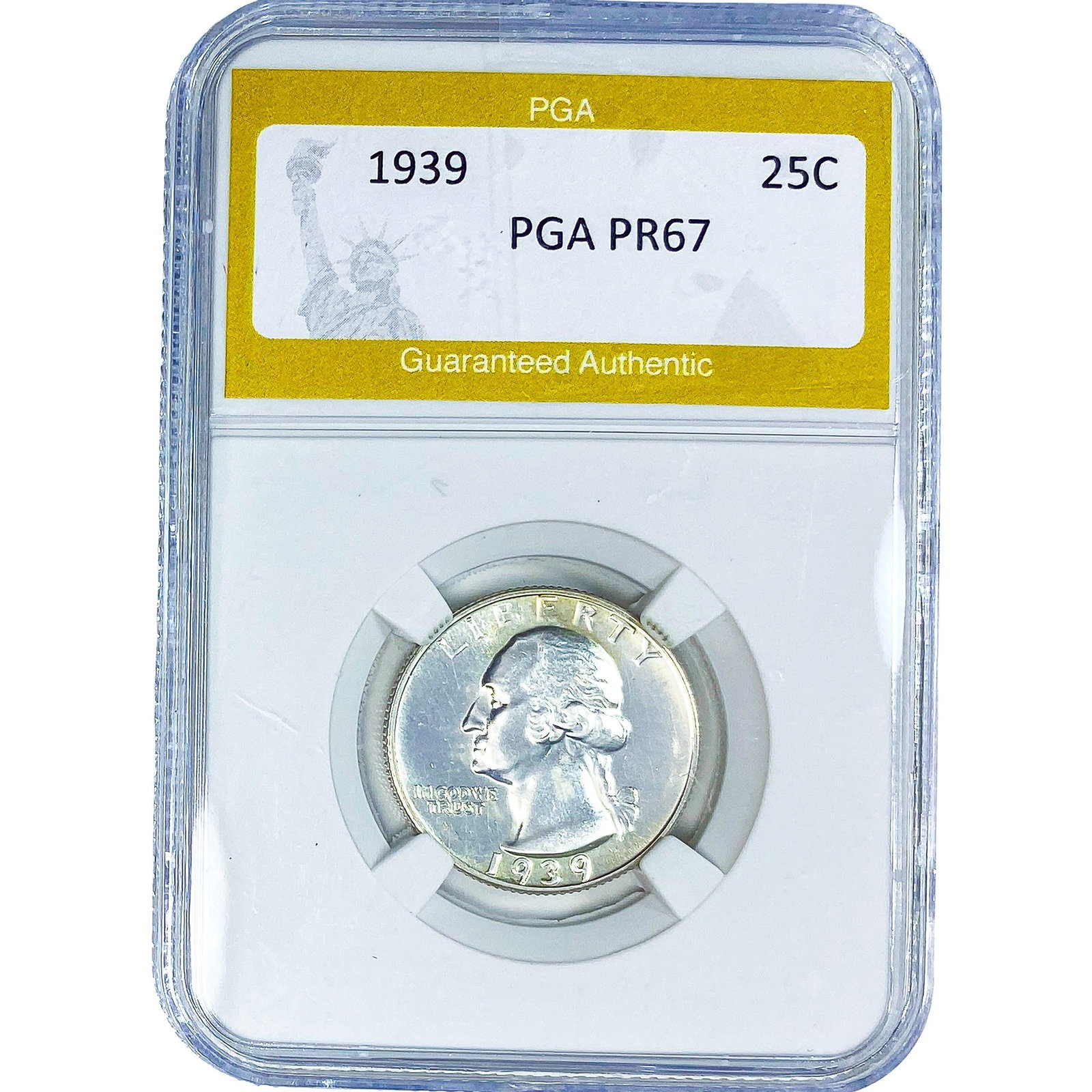1939 Washington Silver Quarter PGA PR67: 1939 Washington Silver Quarter PGA PR67