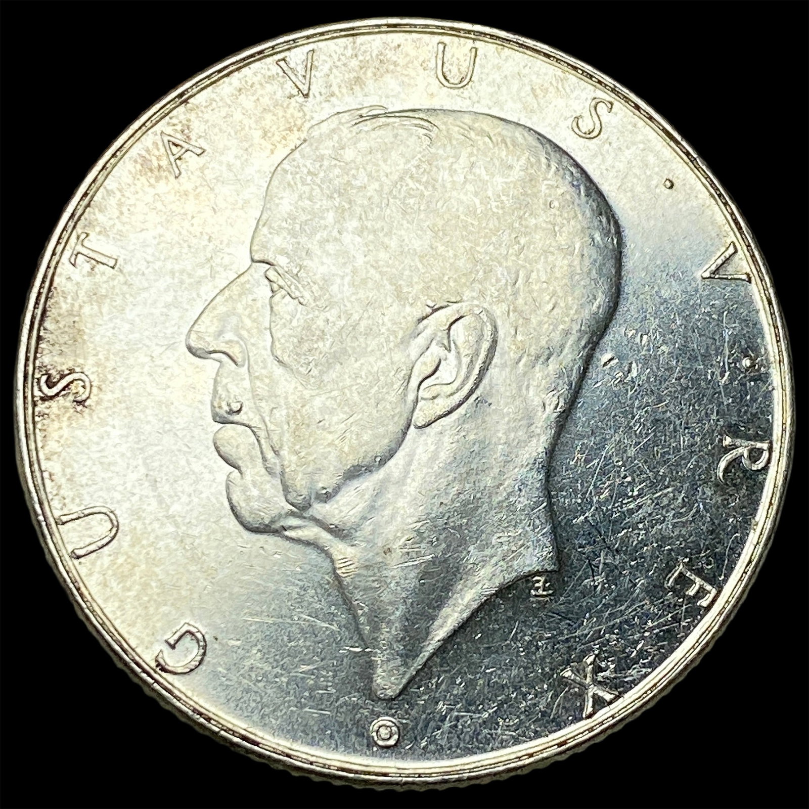 1938 Sweden Silver 2 Kroner UNCIRCULATED: 1938 Sweden Silver 2 Kroner UNCIRCULATED