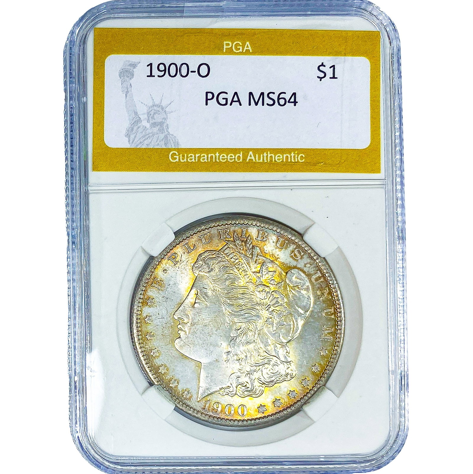 1900-O Morgan Silver Dollar PGA MS64: 1900-O Morgan Silver Dollar PGA MS64