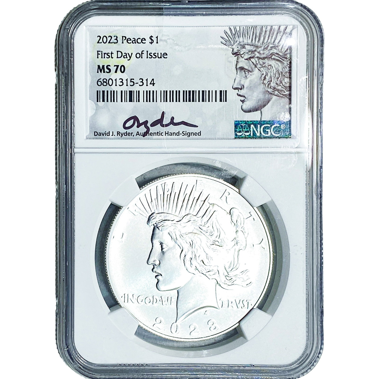 2023 Silver Peace Dollar NGC MS70 1st Day of Issue: 2023 Silver Peace Dollar NGC MS70 1st Day of Issue