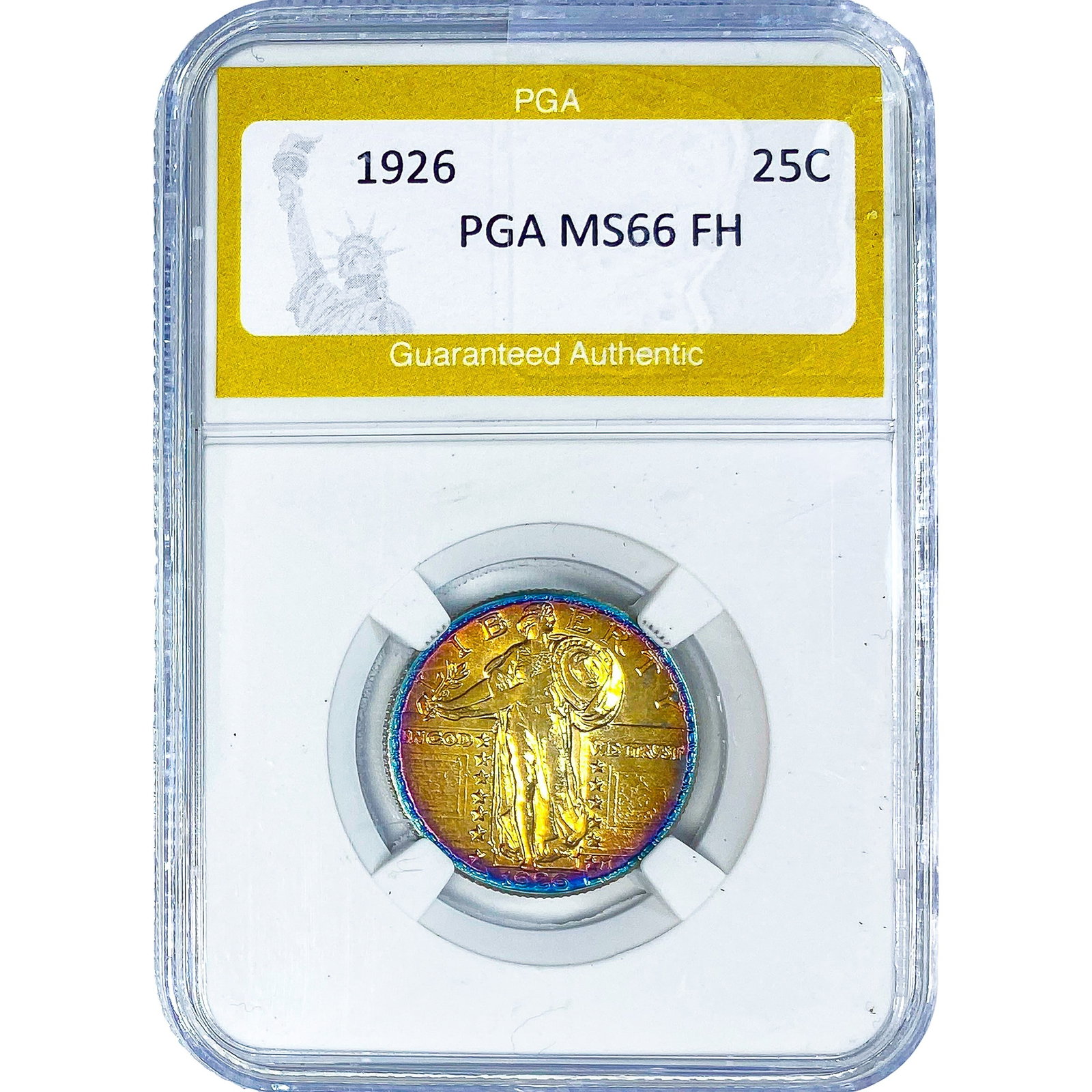1926 Standing Liberty Quarter PGA MS66 FH: 1926 Standing Liberty Quarter PGA MS66 FH
