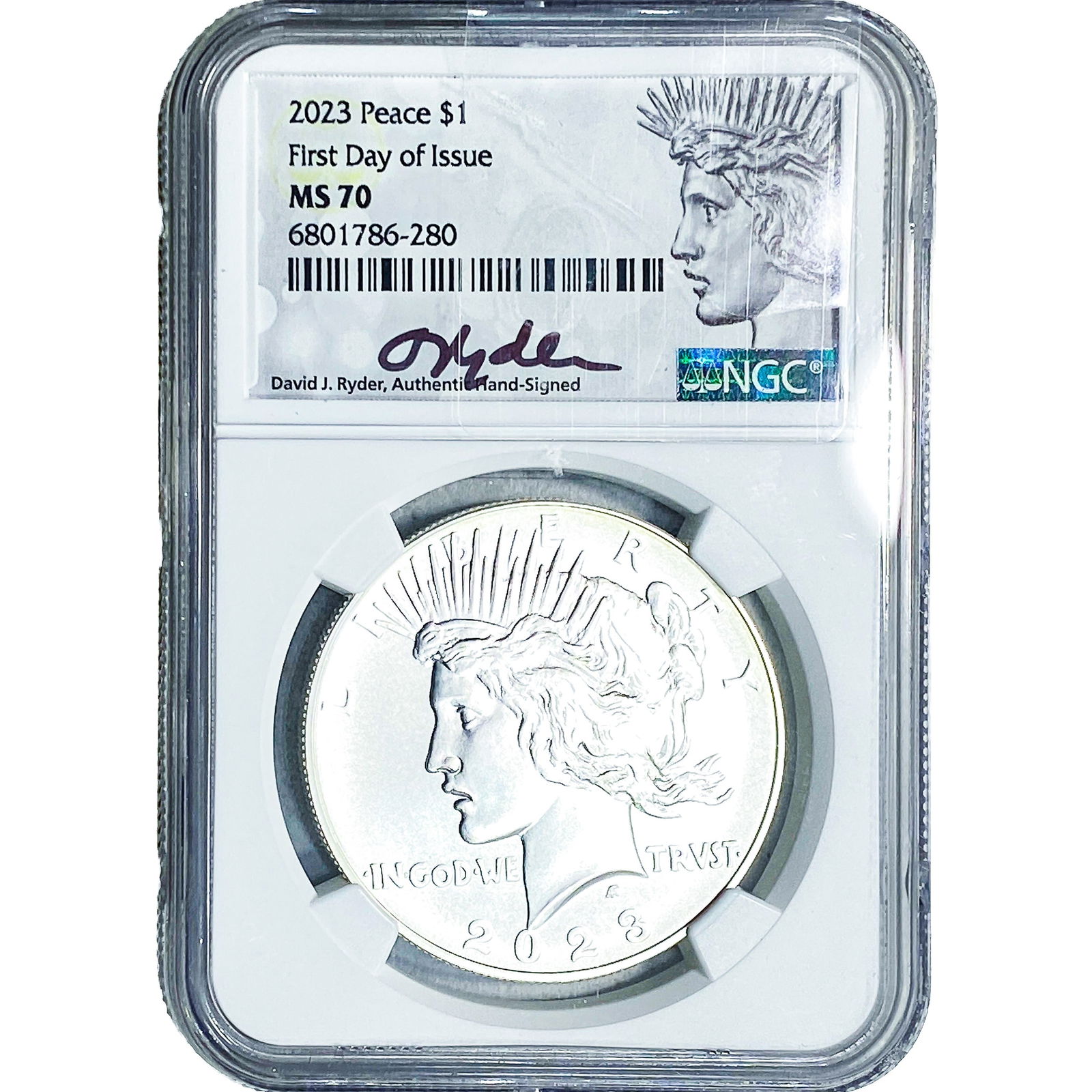 2023 Silver Peace Dollar NGC MS70 1st Day of Issue: 2023 Silver Peace Dollar NGC MS70 1st Day of Issue