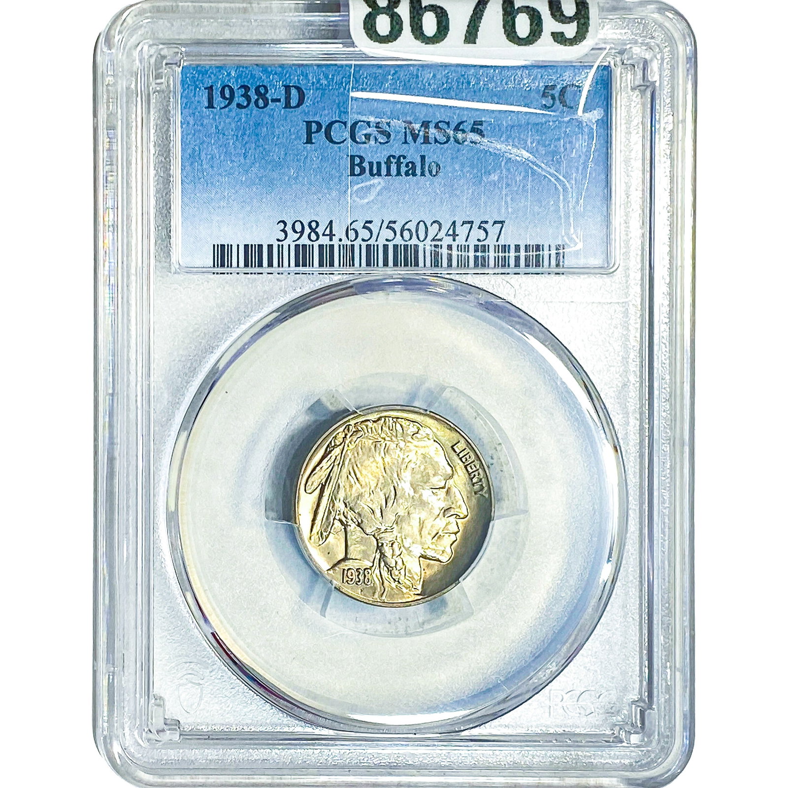 1938-D Buffalo Nickel PCGS MS65 (1 of 2)