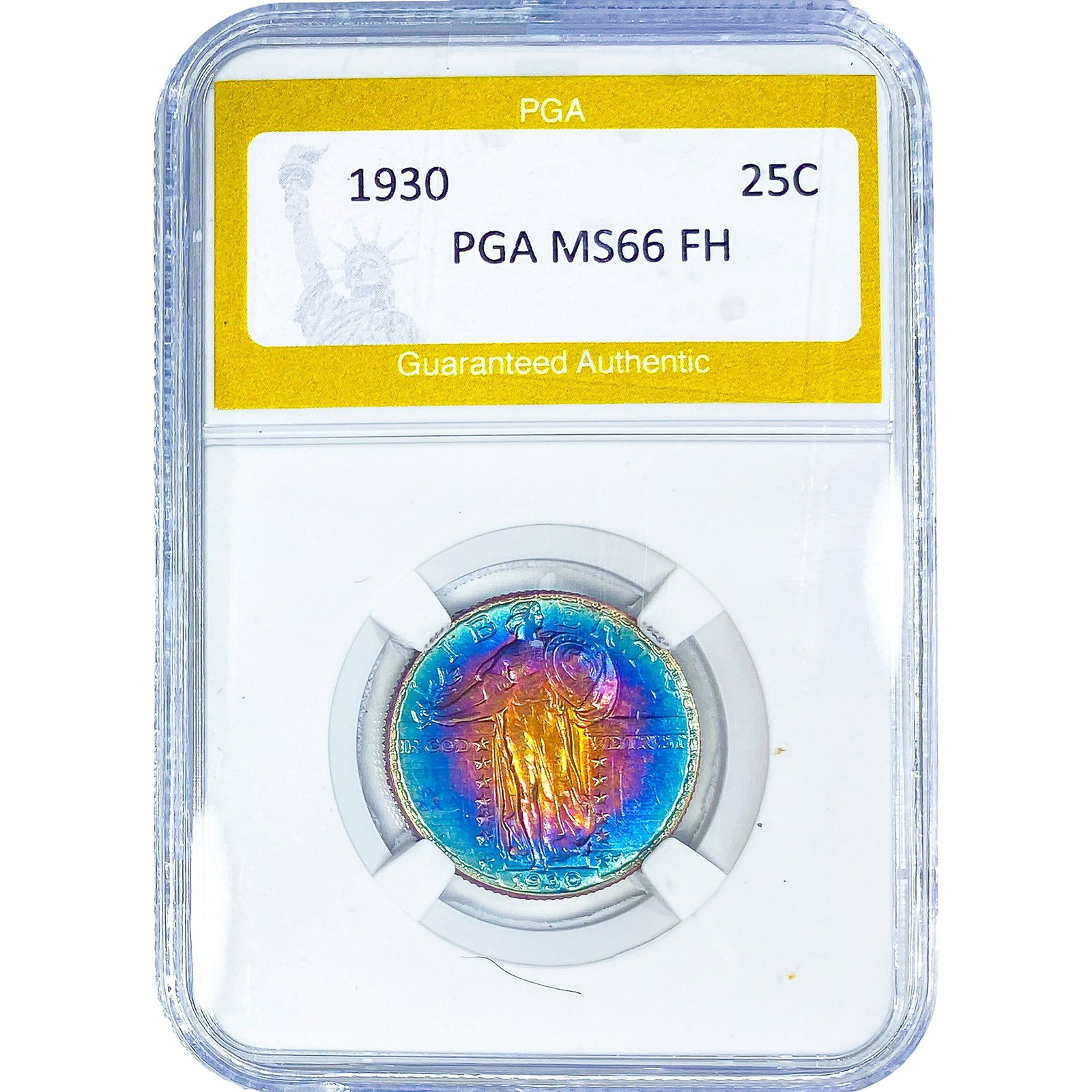 1930 Standing Liberty Quarter PGA MS66 FH: 1930 Standing Liberty Quarter PGA MS66 FH