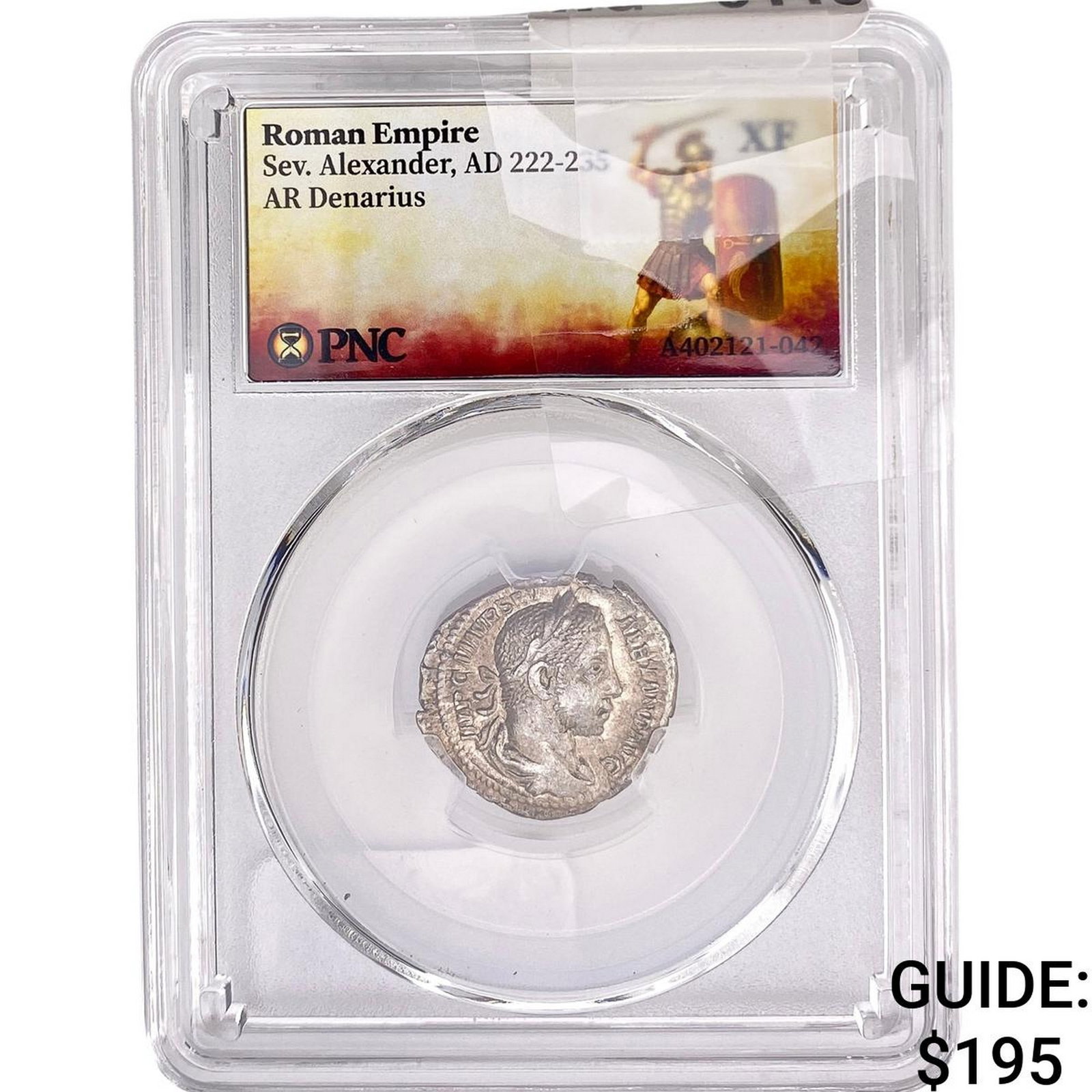 Roman Sev. Alexander, AD 222-235 Silver Denarius PNC XF (1 of 2)