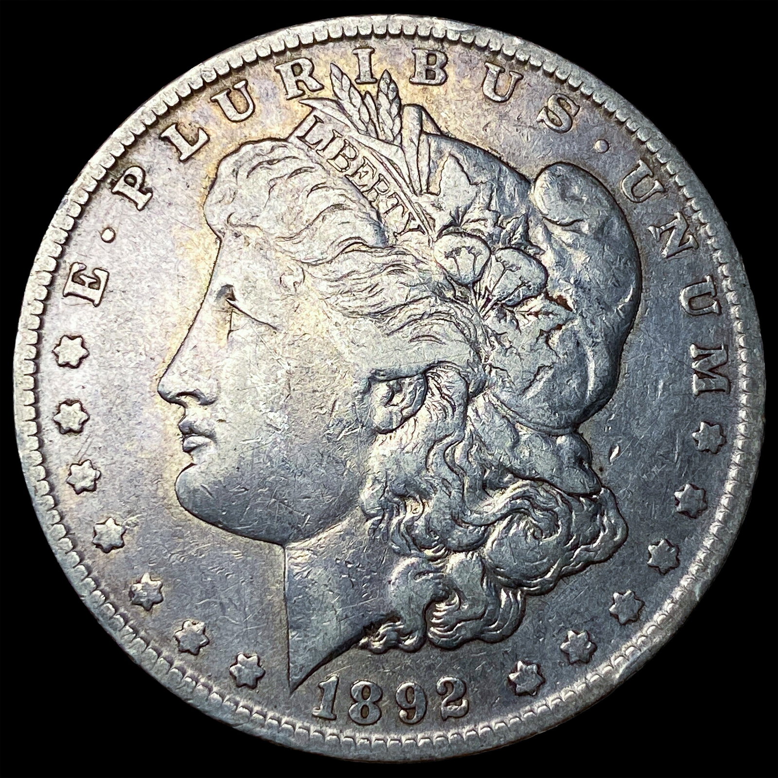 1892-O Silver Morgan Dollar ABOUT UNCIRCULATED (1 of 2)