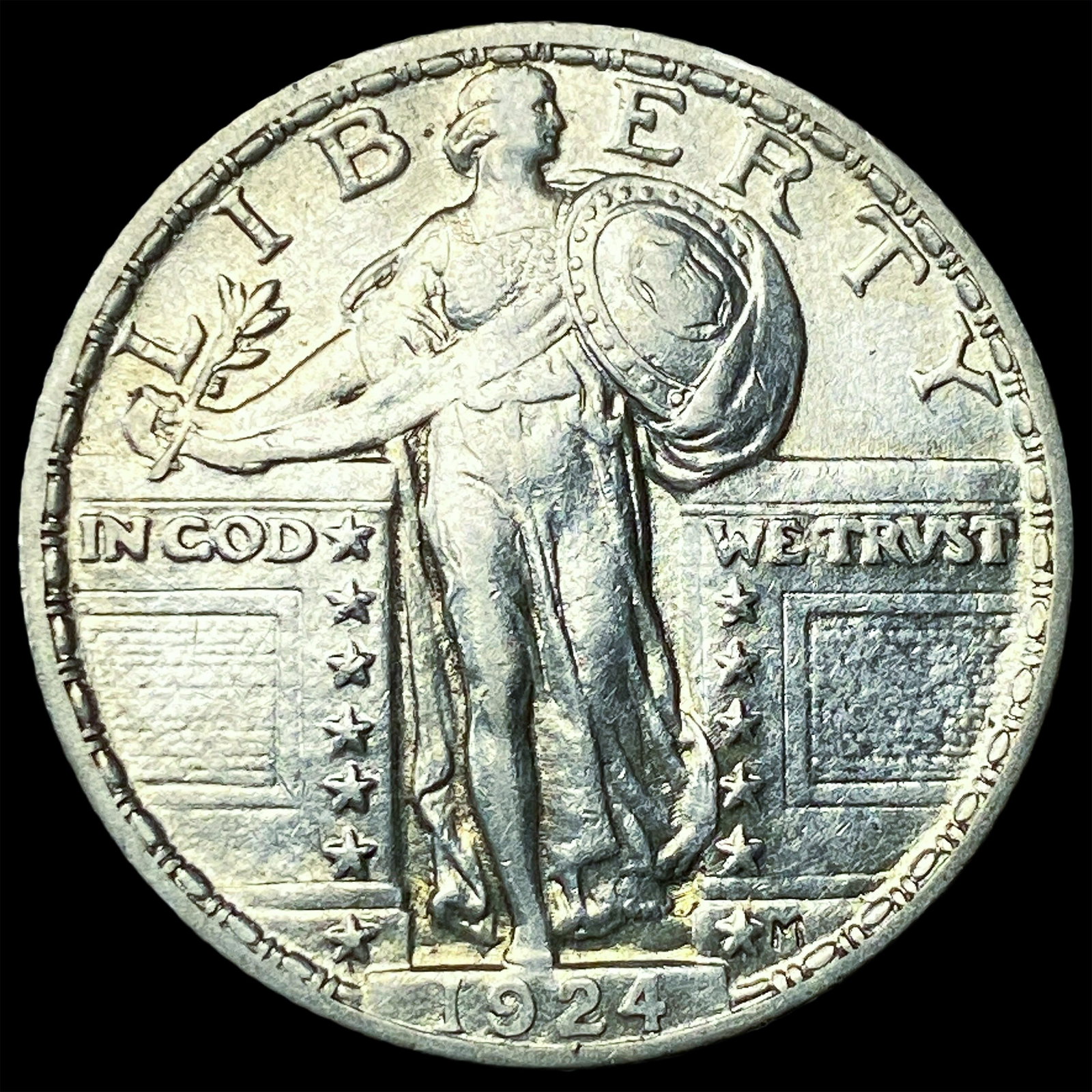 1924 Standing Liberty Quarter CHOICE AU (1 of 2)