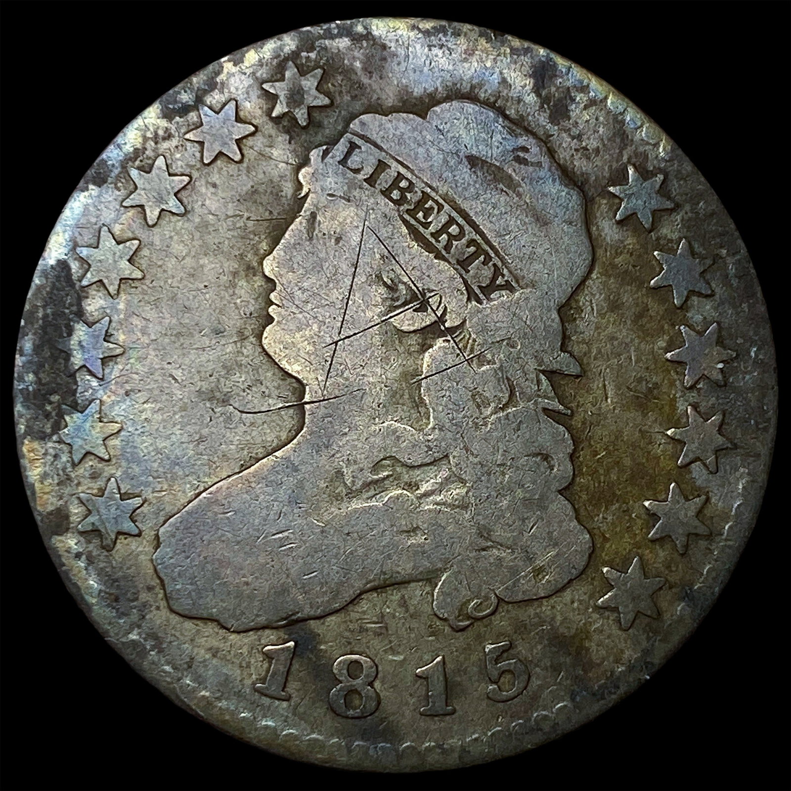1815 Capped Bust Quarter NICELY CIRCULATED (1 of 2)