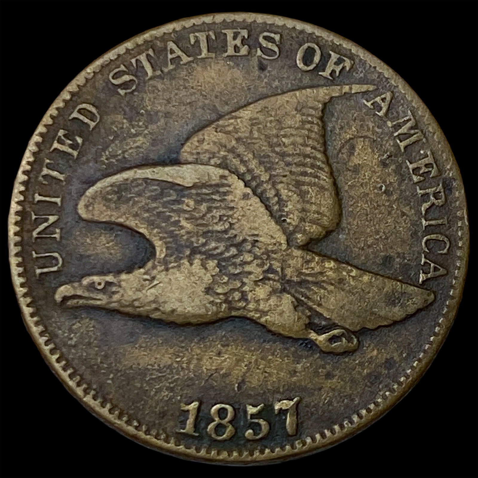 1857 Flying Eagle Cent LIGHTLY CIRCULATED (1 of 2)