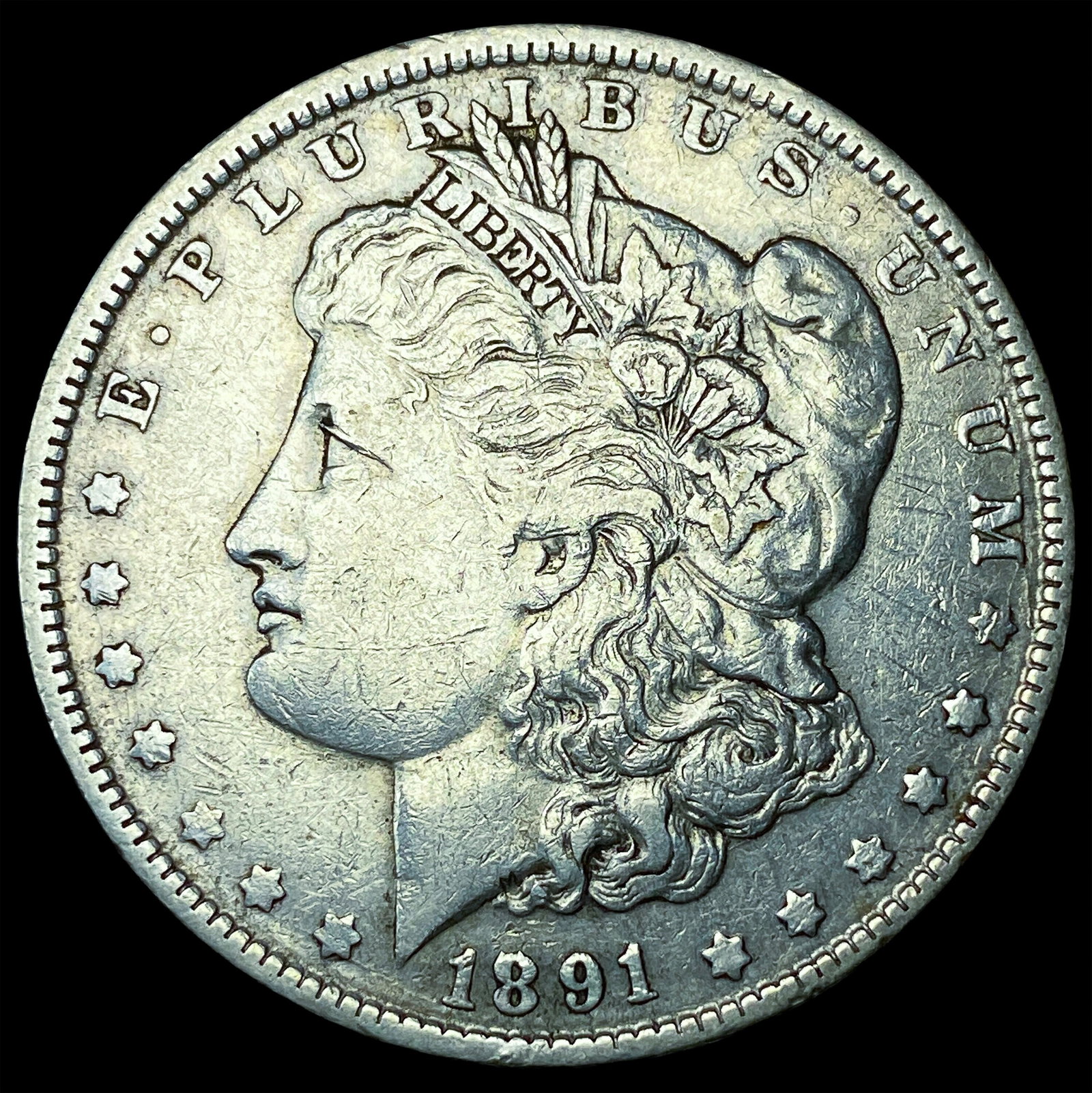 1891-O Silver Morgan Dollar CLOSELY UNCIRCULATED: 1891-O Silver Morgan Dollar CLOSELY UNCIRCULATED