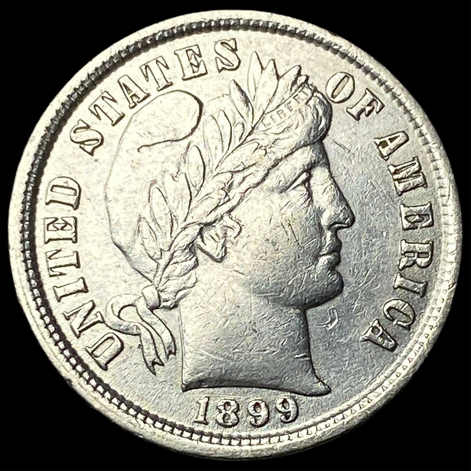 1899 Silver Barber Dime CLOSELY UNCIRCULATED (1 of 2)
