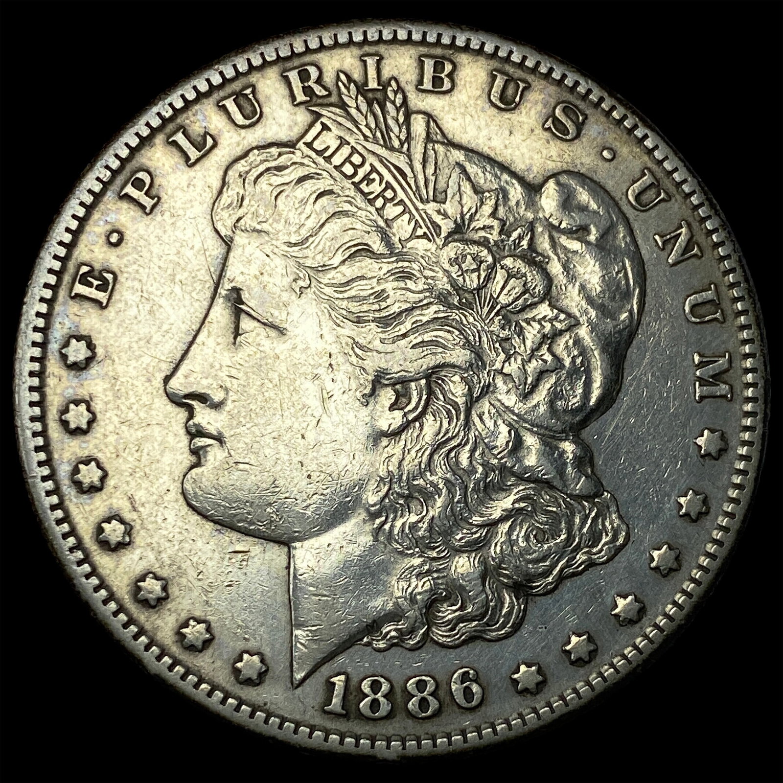 1886-S Silver Morgan Dollar CLOSELY UNCIRCULATED (1 of 2)