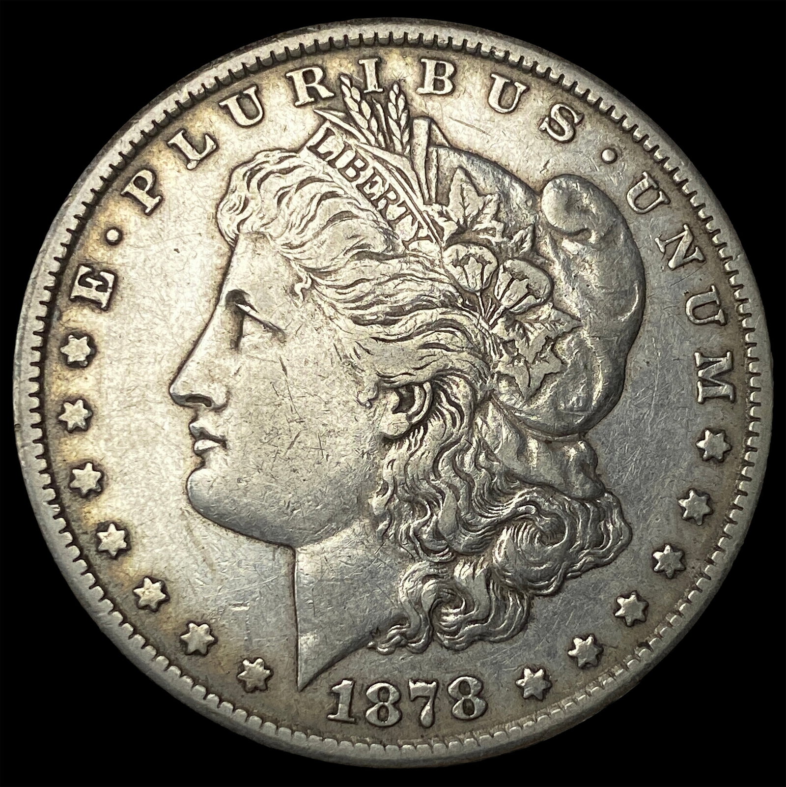 1878-CC Silver Morgan Dollar NEARLY UNCIRCULATED: 1878-CC Silver Morgan Dollar NEARLY UNCIRCULATED
