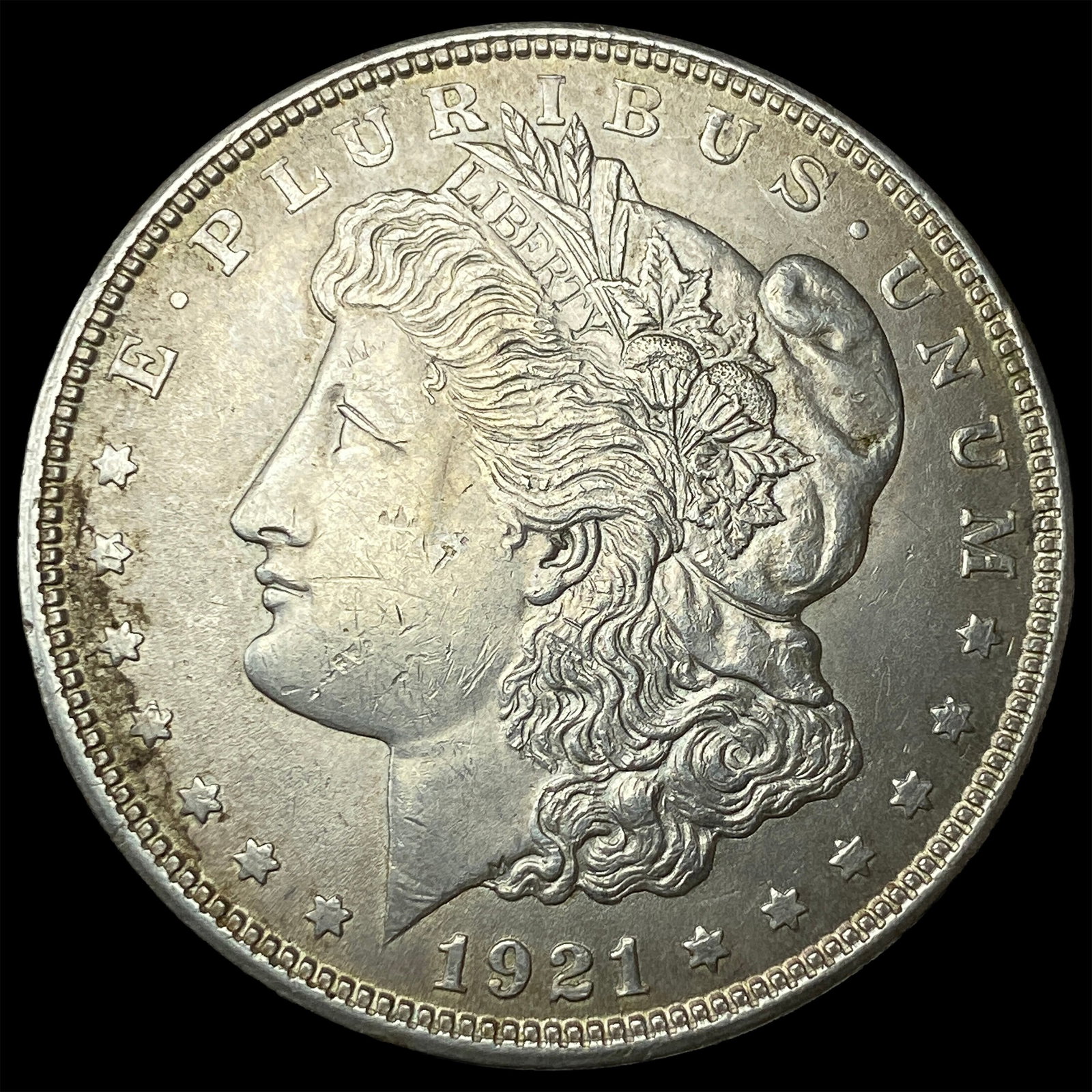 1921 Silver Morgan Dollar CLOSELY UNCIRCULATED: 1921 Silver Morgan Dollar CLOSELY UNCIRCULATED