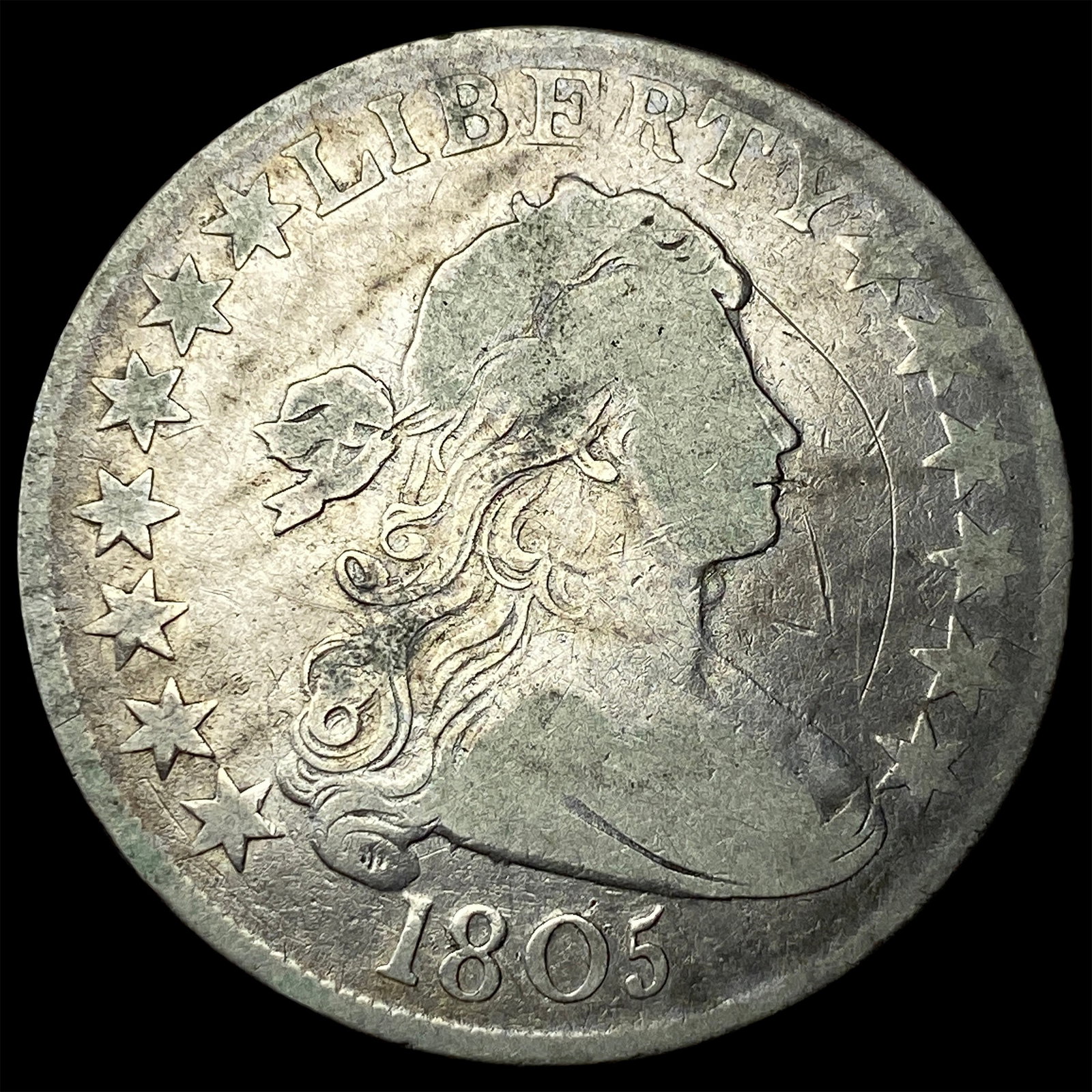 1805 Draped Bust Half Dollar LIGHTLY CIRCULATED (1 of 2)