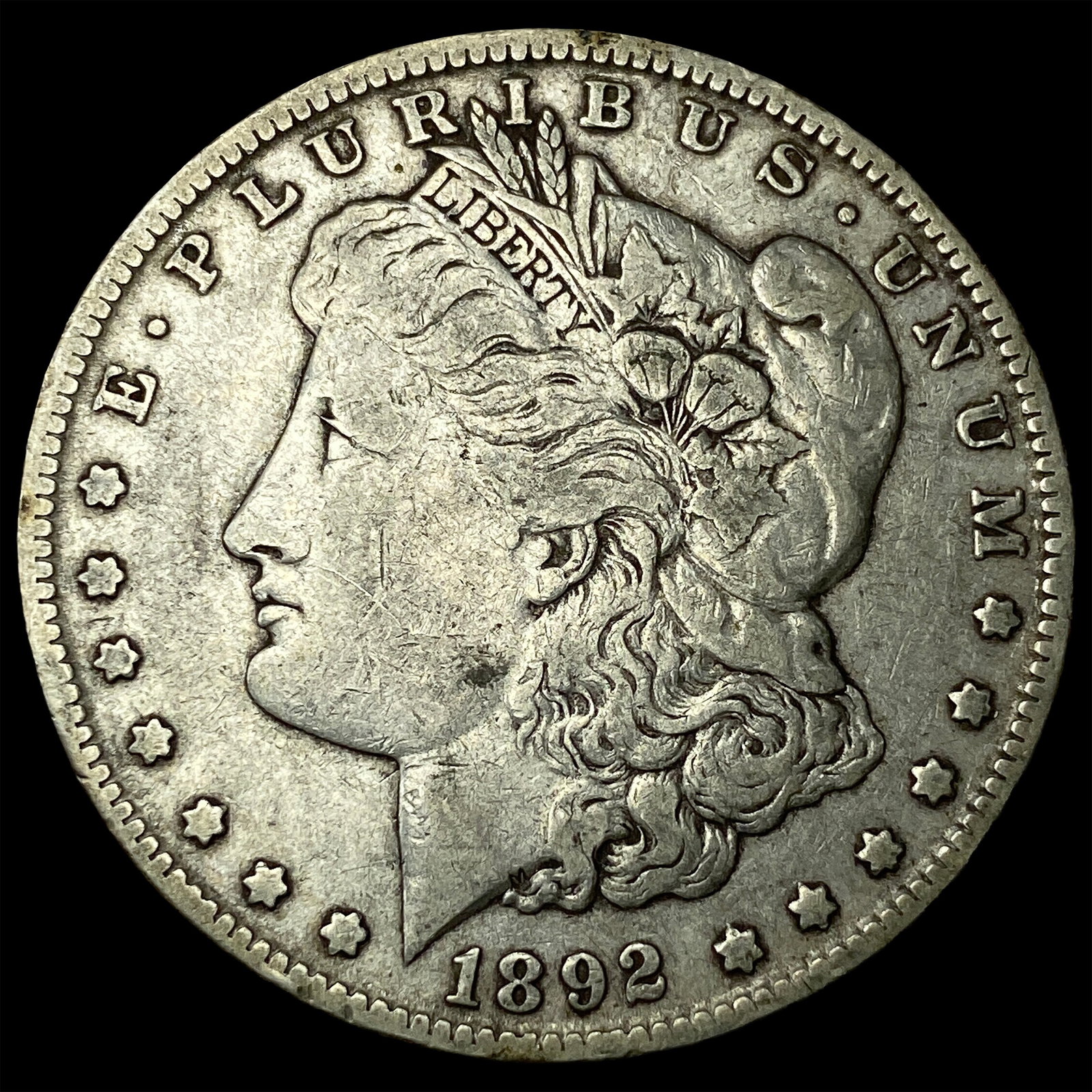 1892-O Silver Morgan Dollar NEARLY UNCIRCULATED: 1892-O Silver Morgan Dollar NEARLY UNCIRCULATED