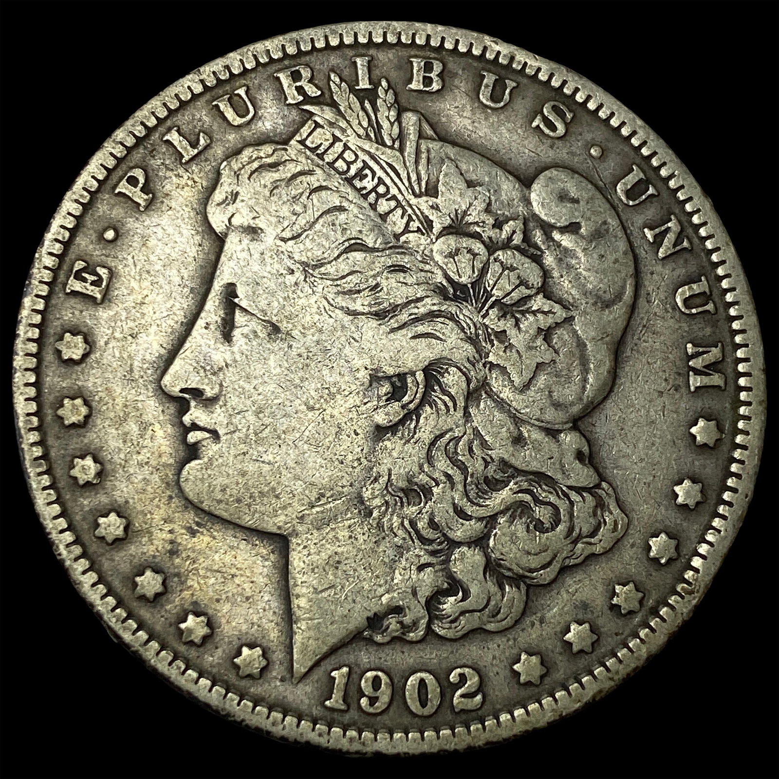1902 Silver Morgan Dollar NEARLY UNCIRCULATED: 1902 Silver Morgan Dollar NEARLY UNCIRCULATED