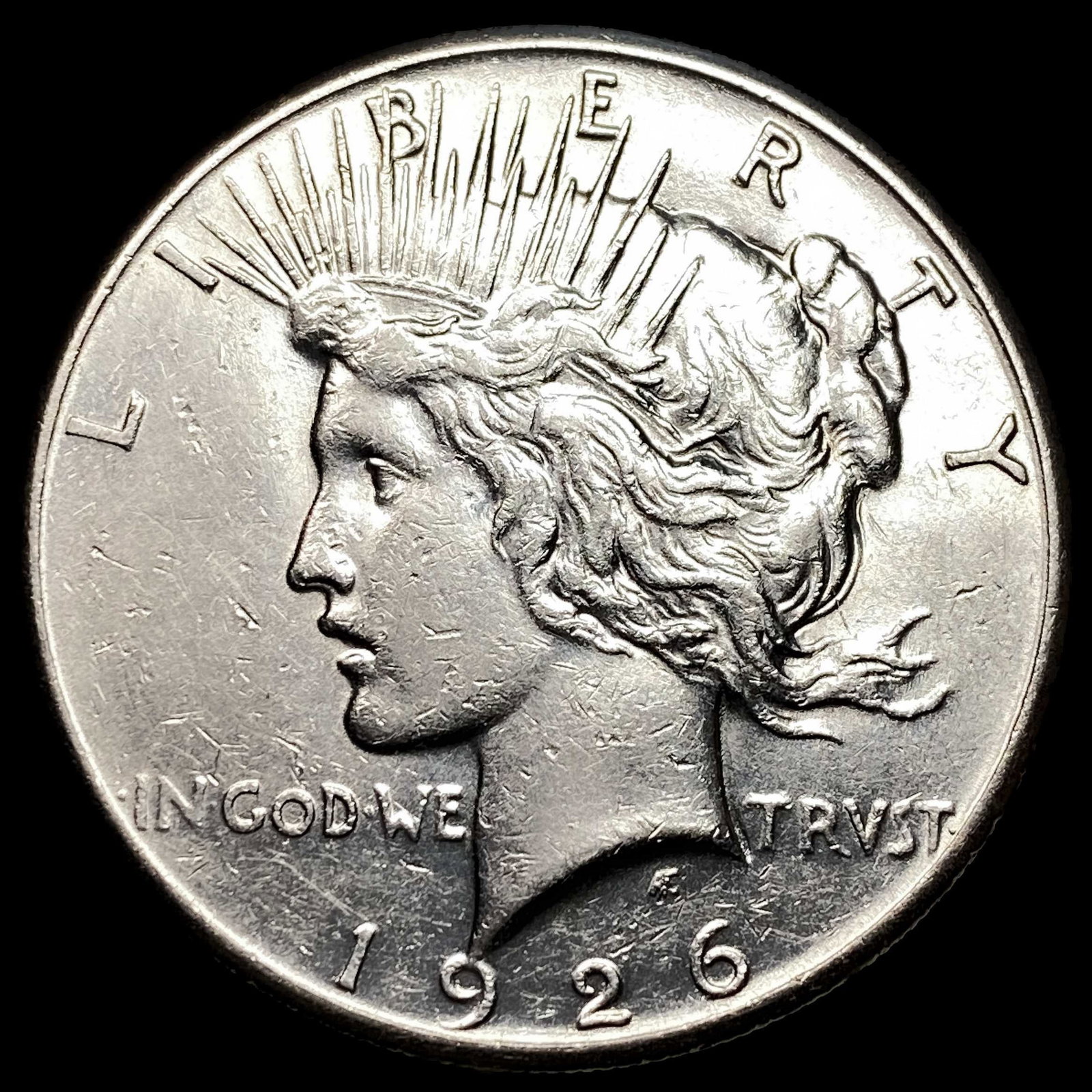 1926 Silver Peace Dollar CLOSELY UNCIRCULATED: 1926 Silver Peace Dollar CLOSELY UNCIRCULATED