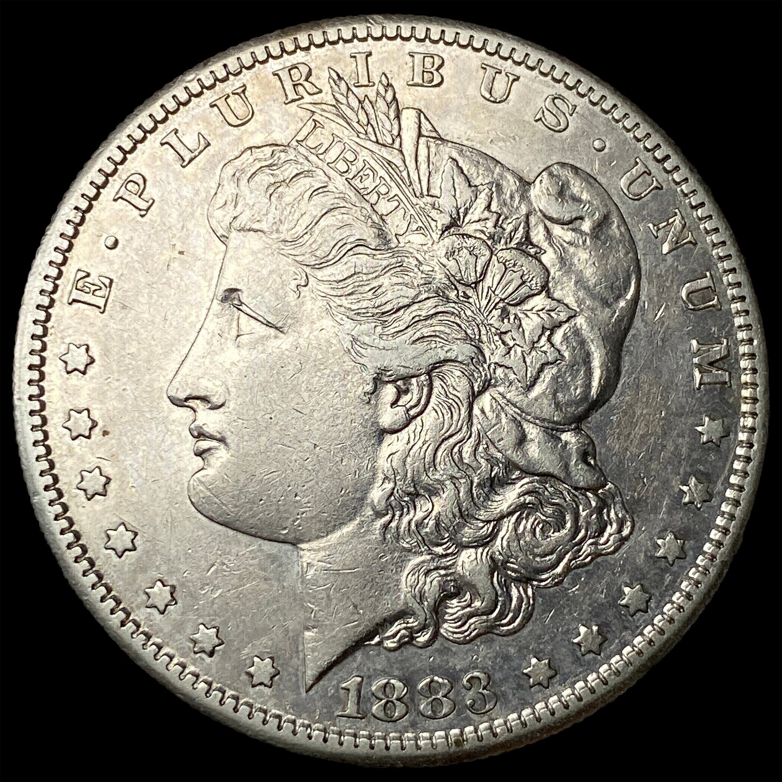1883-S Silver Morgan Dollar CHOICE AU: 1883-S Silver Morgan Dollar CHOICE AU