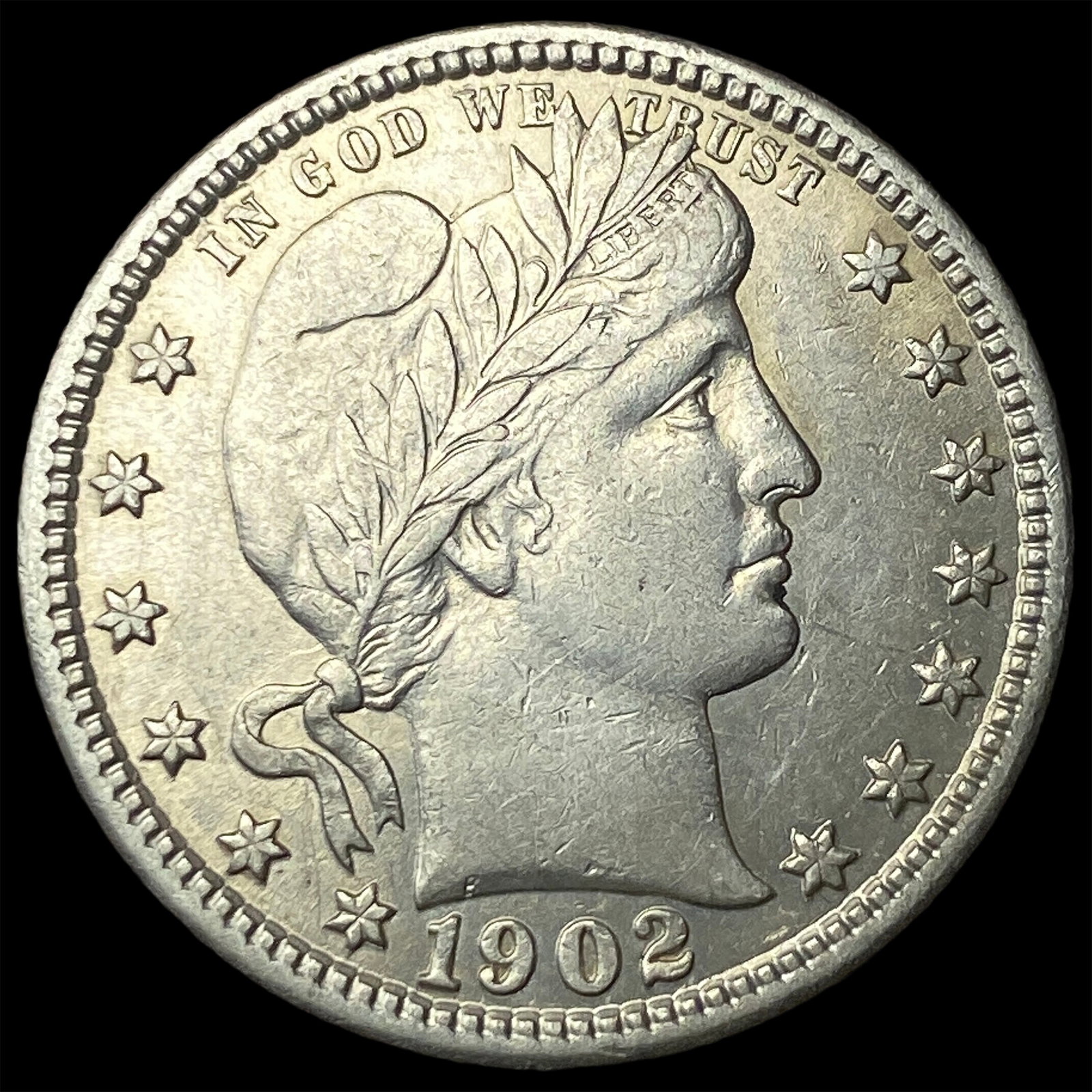 1902 Barber Silver Quarter UNCIRCULATED (1 of 2)