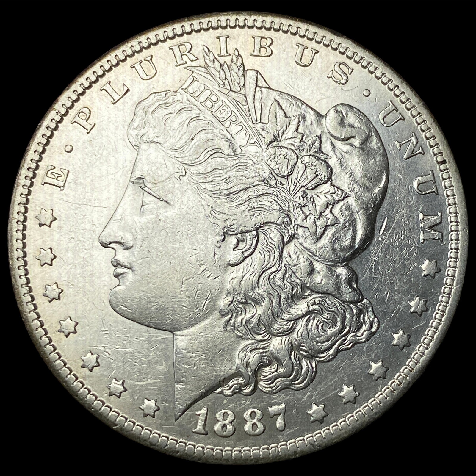 1887-S Silver Morgan Dollar CHOICE AU (1 of 2)