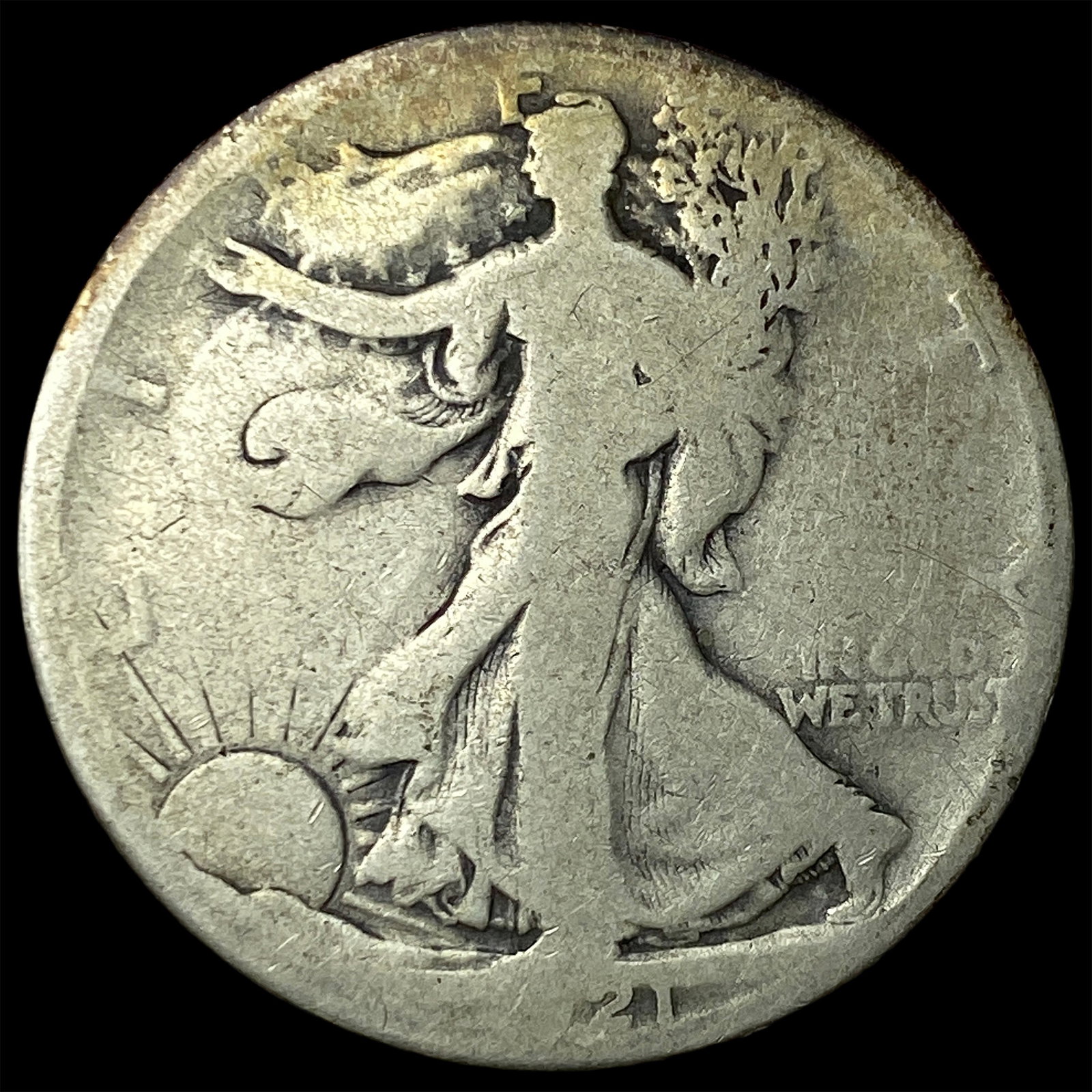 1921-D Walking Liberty Half Dollar HIGH GRADE: 1921-D Walking Liberty Half Dollar HIGH GRADE