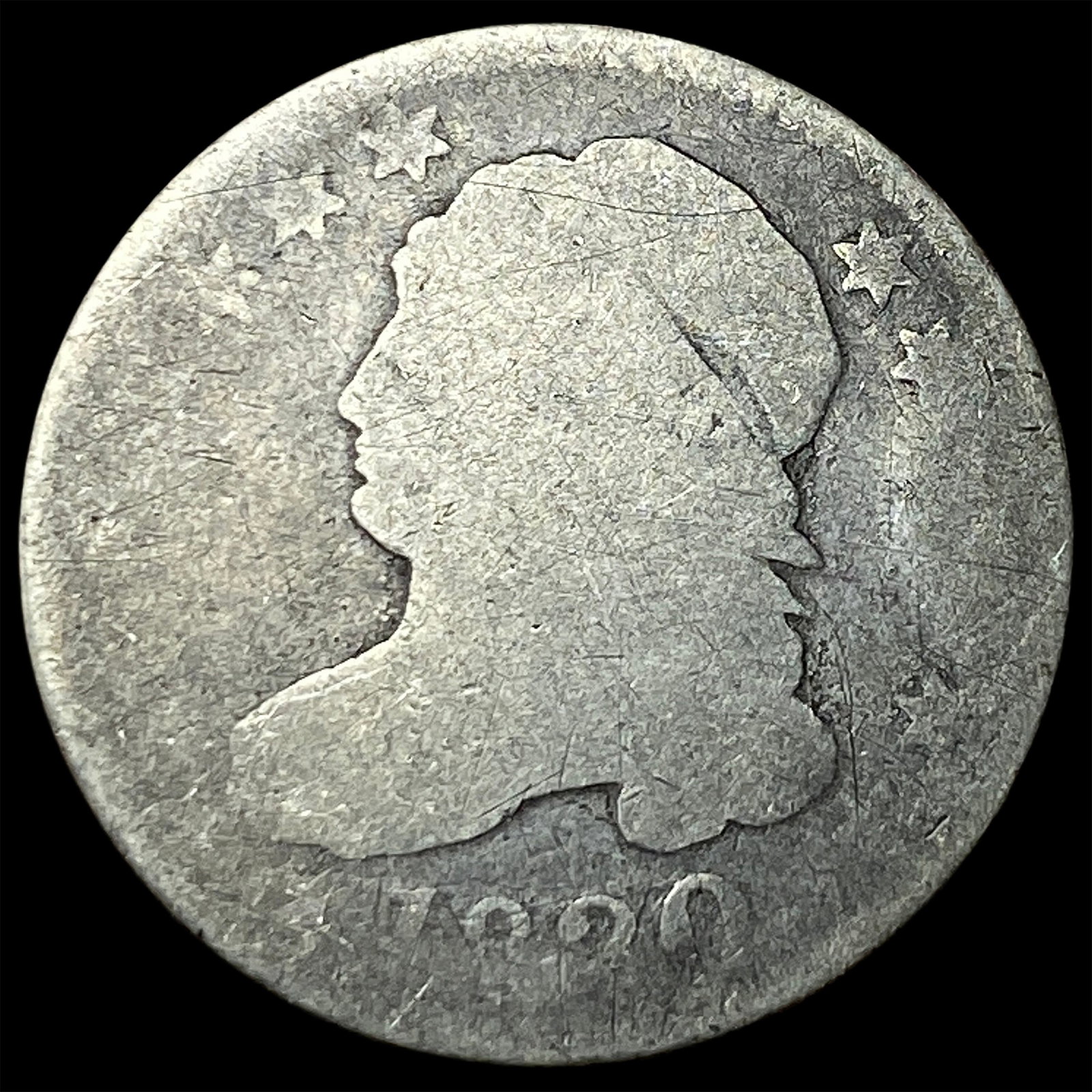 1820 Capped Bust Dime NICELY CIRCULATED (1 of 2)