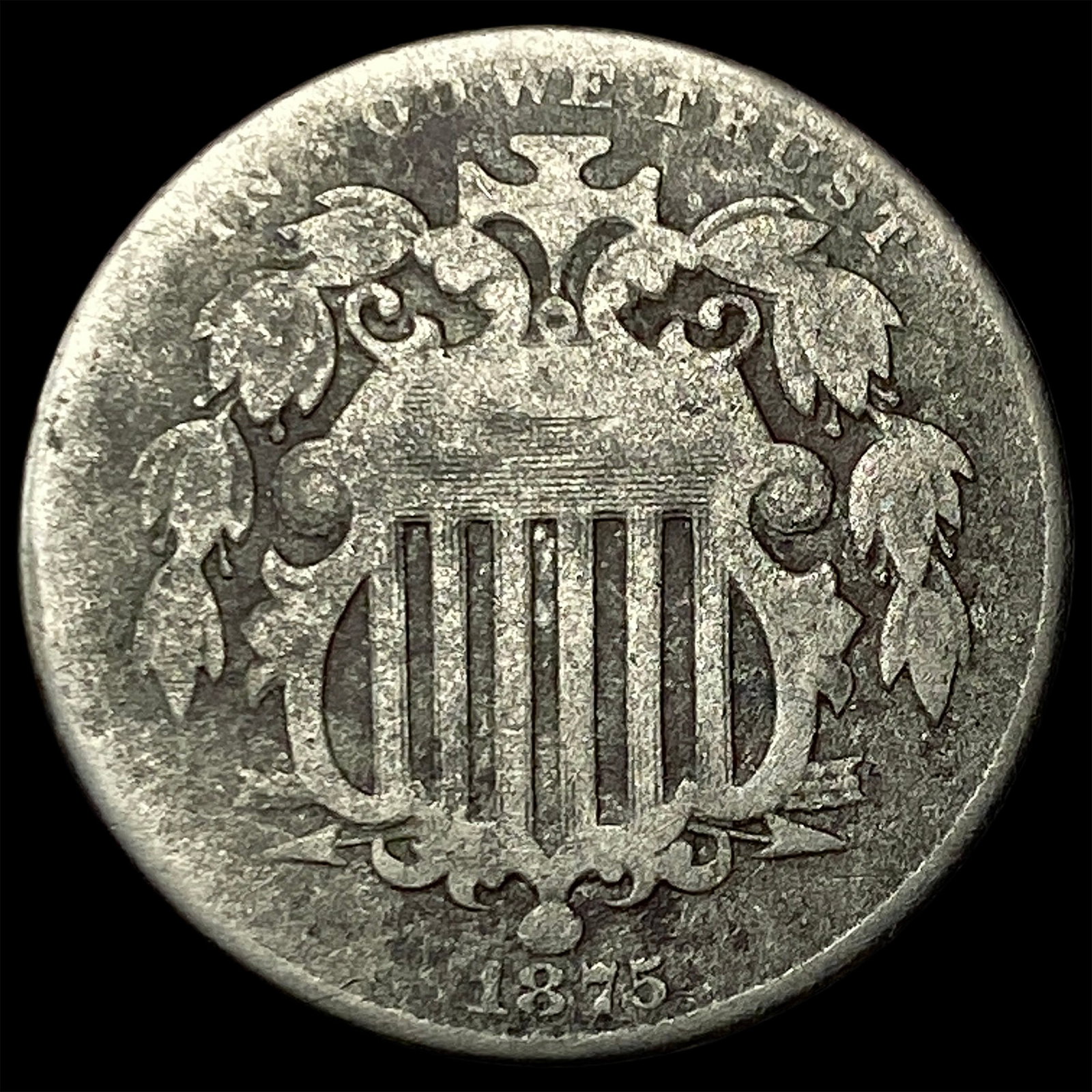 1875 Shield Nickel NICELY CIRCULATED (1 of 2)