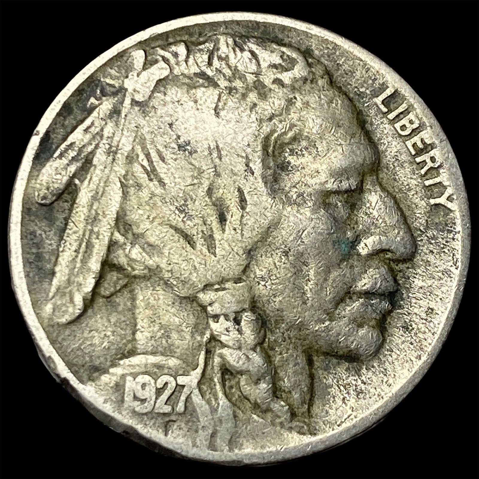 1927-D Buffalo Nickel LIGHTLY CIRCULATED (1 of 2)