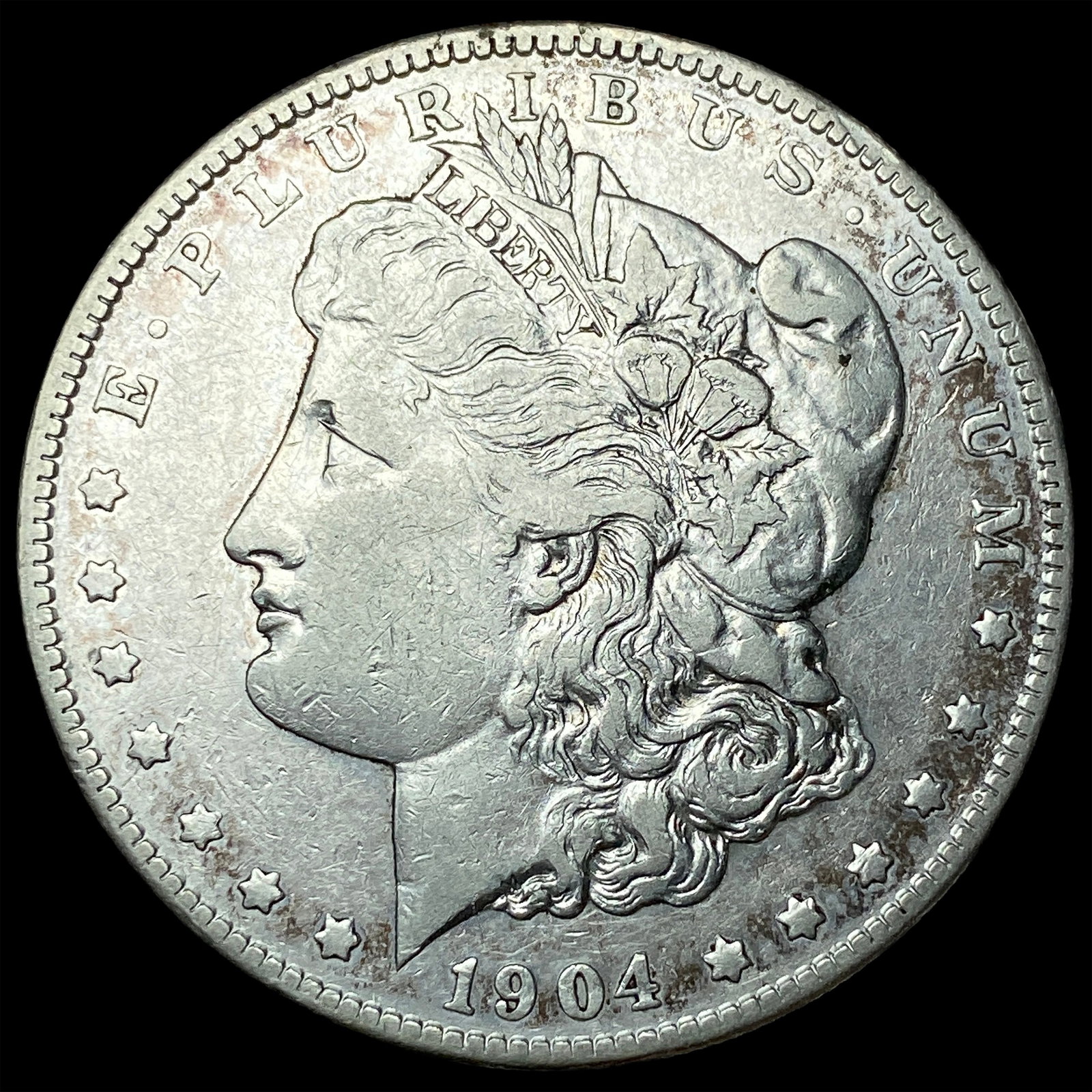 1904-S Silver Morgan Dollar NEARLY UNCIRCULATED (1 of 2)
