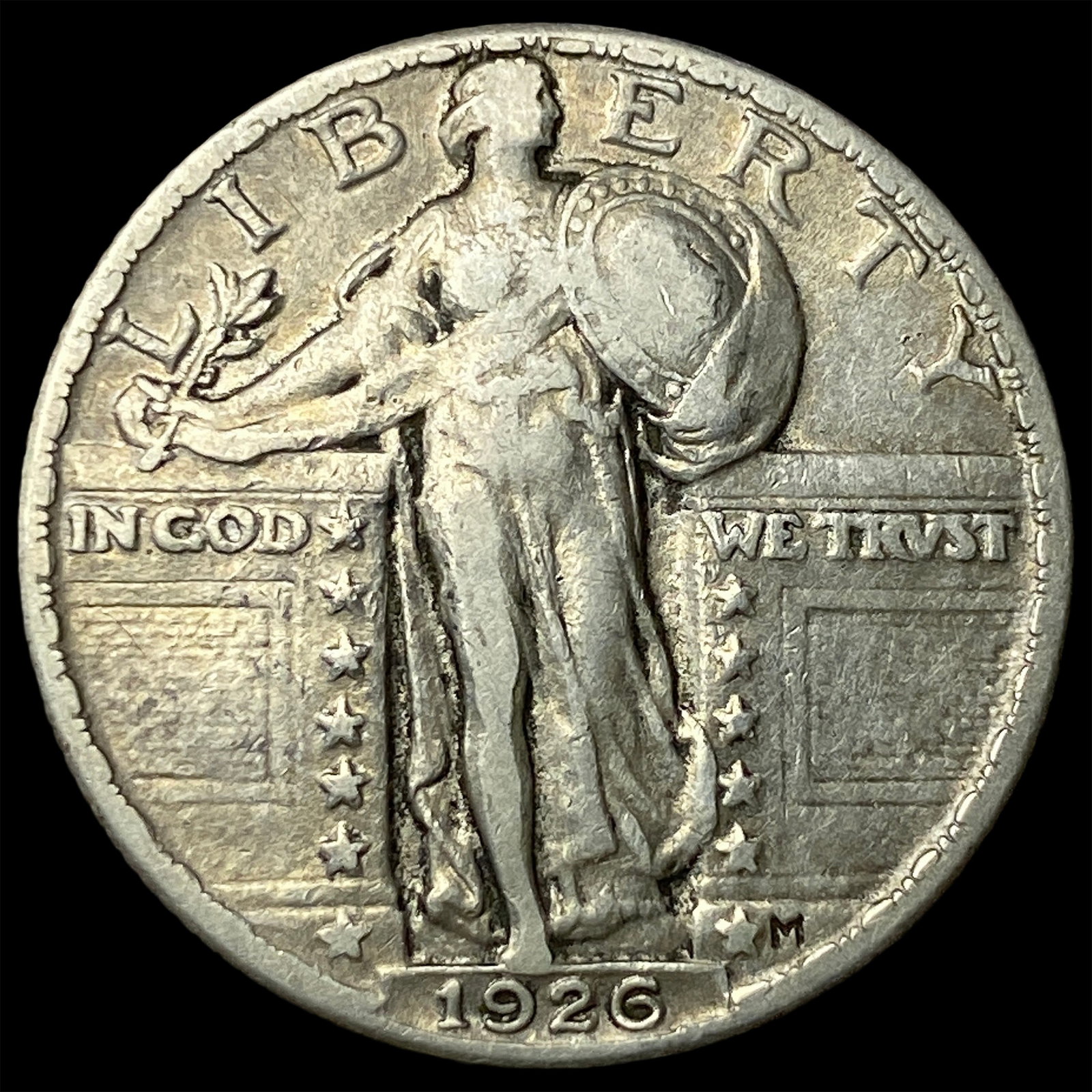 1926 Standing Liberty Quarter NEARLY UNCIRCULATED: 1926 Standing Liberty Quarter NEARLY UNCIRCULATED