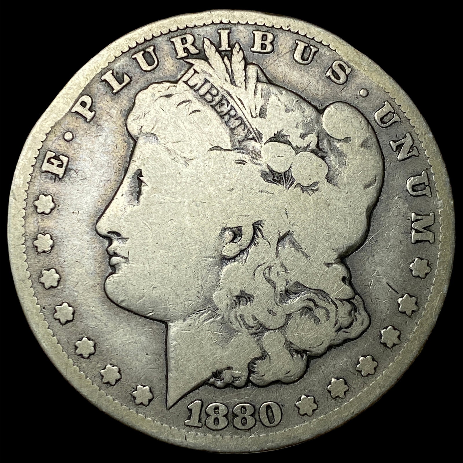 1880-O Silver Morgan Dollar NICELY CIRCULATED (1 of 2)