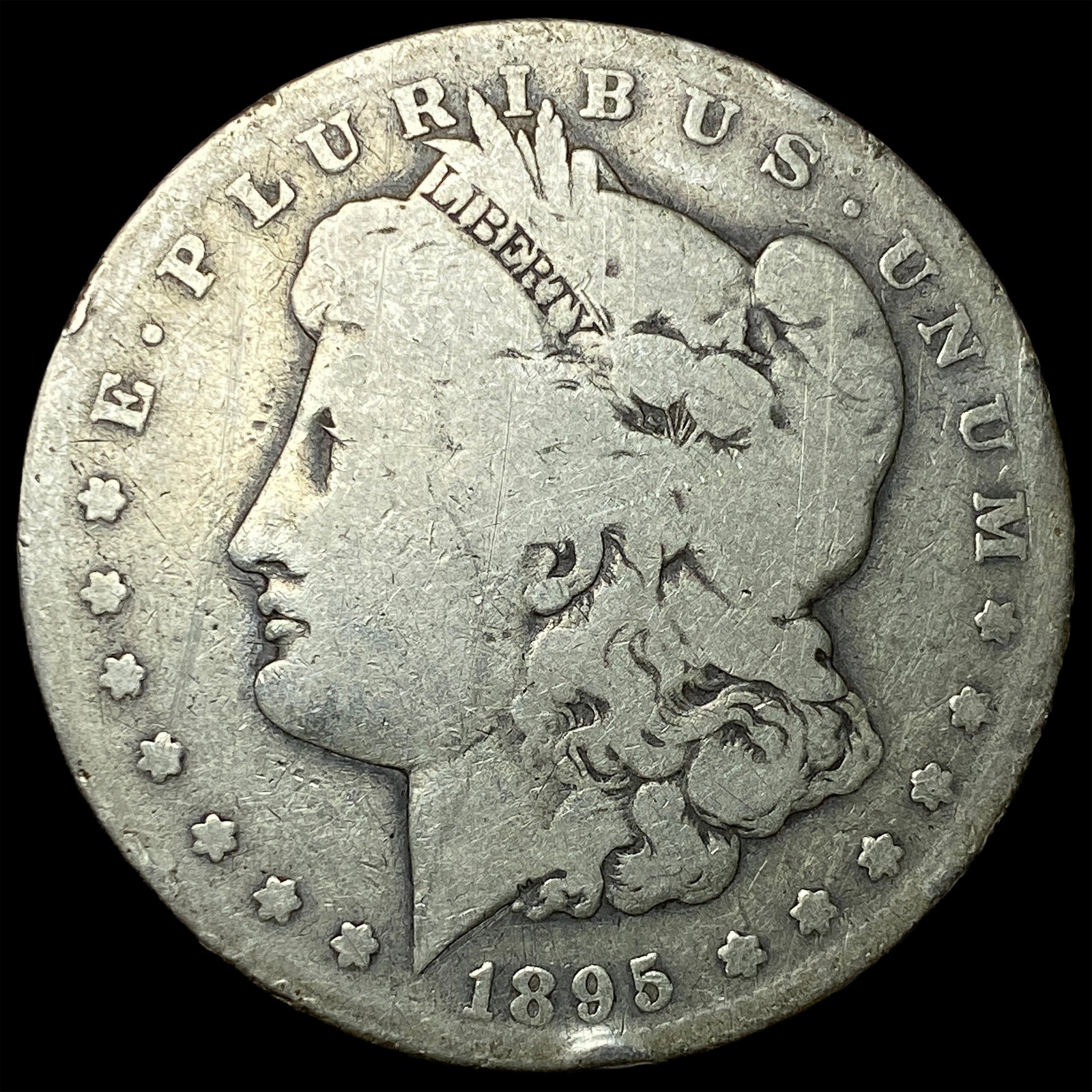 1895-S Silver Morgan Dollar NICELY CIRCULATED (1 of 2)