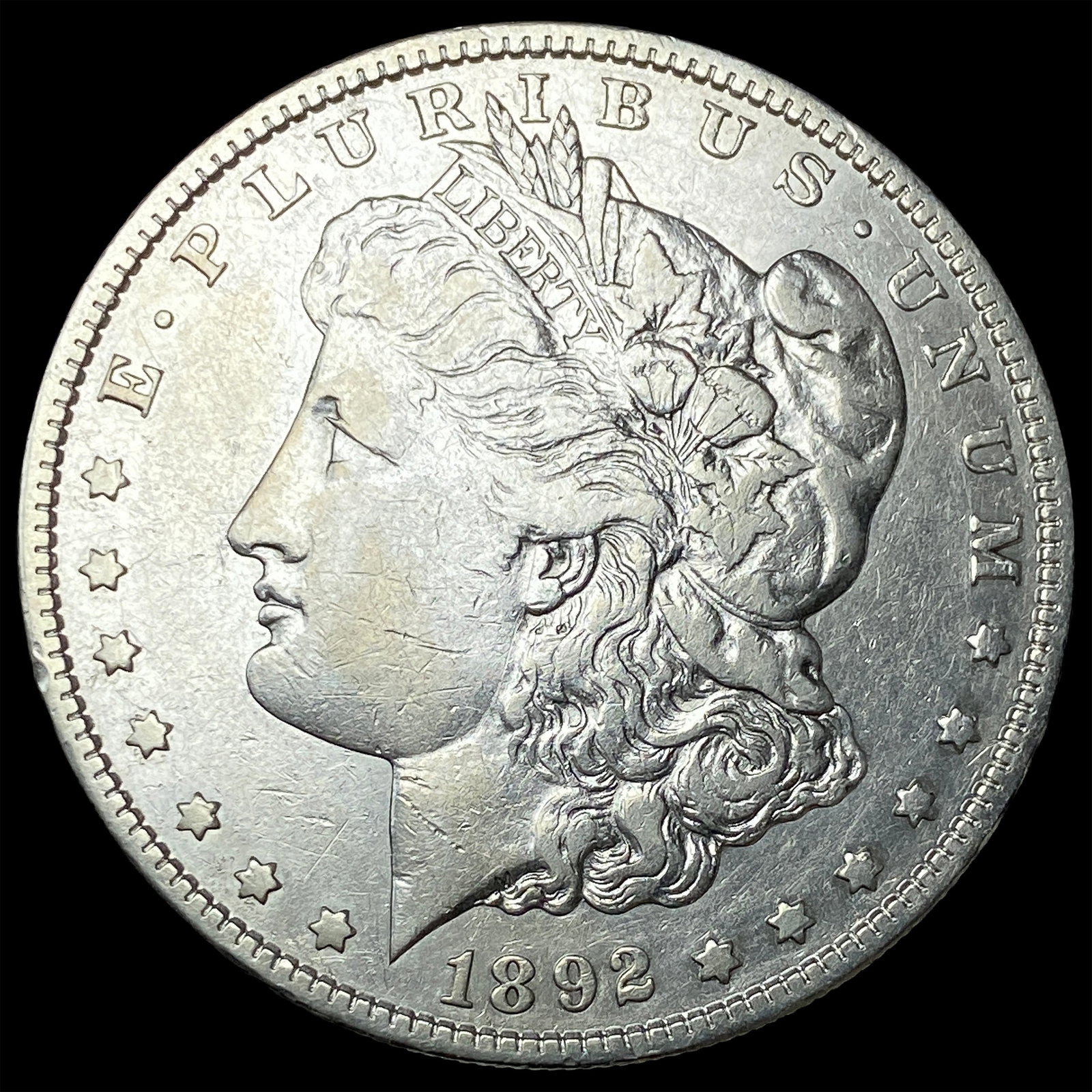1892-S Morgan Silver Dollar NEARLY UNCIRCULATED (1 of 2)